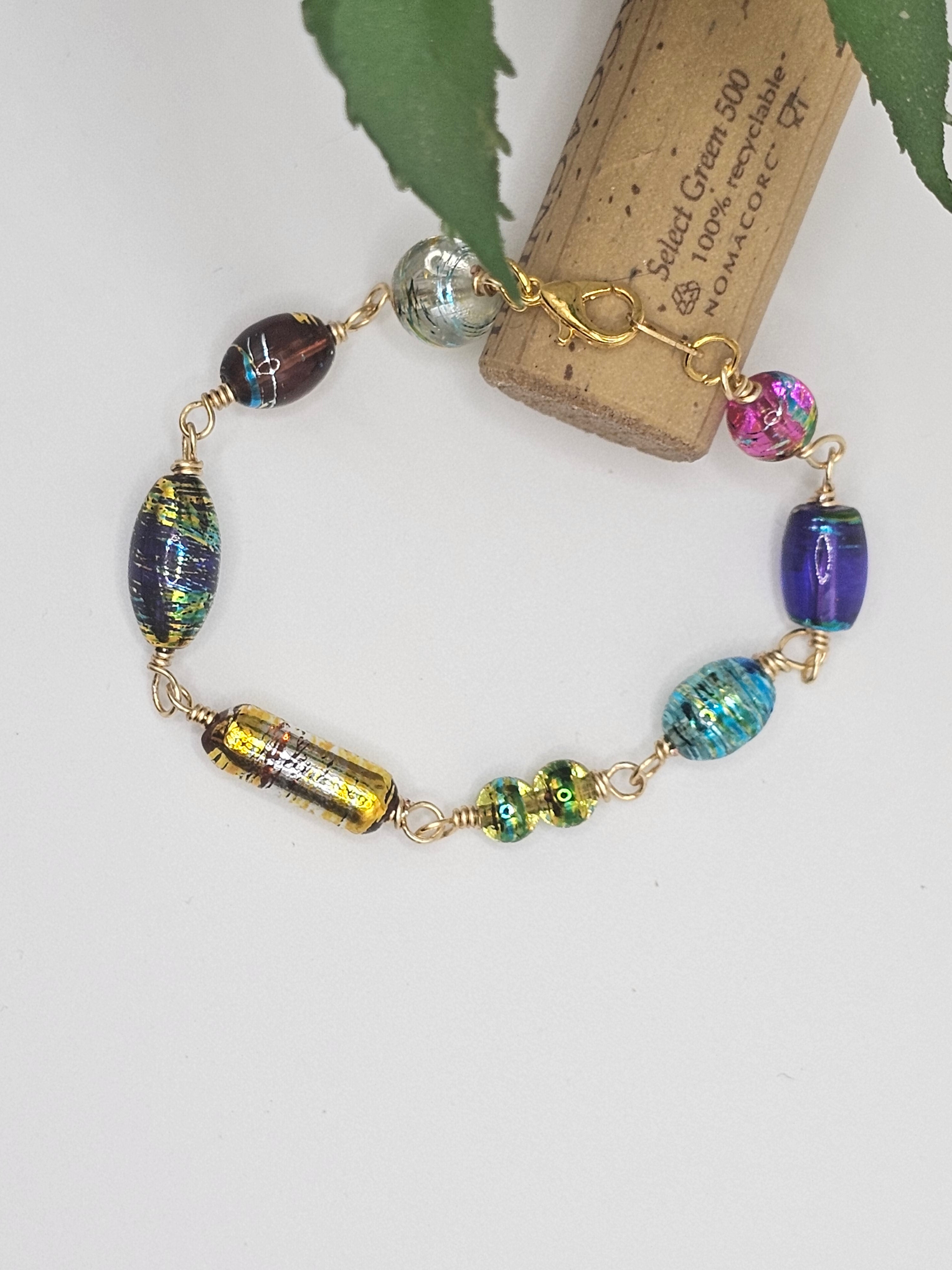 Glass Beaded Bracelet