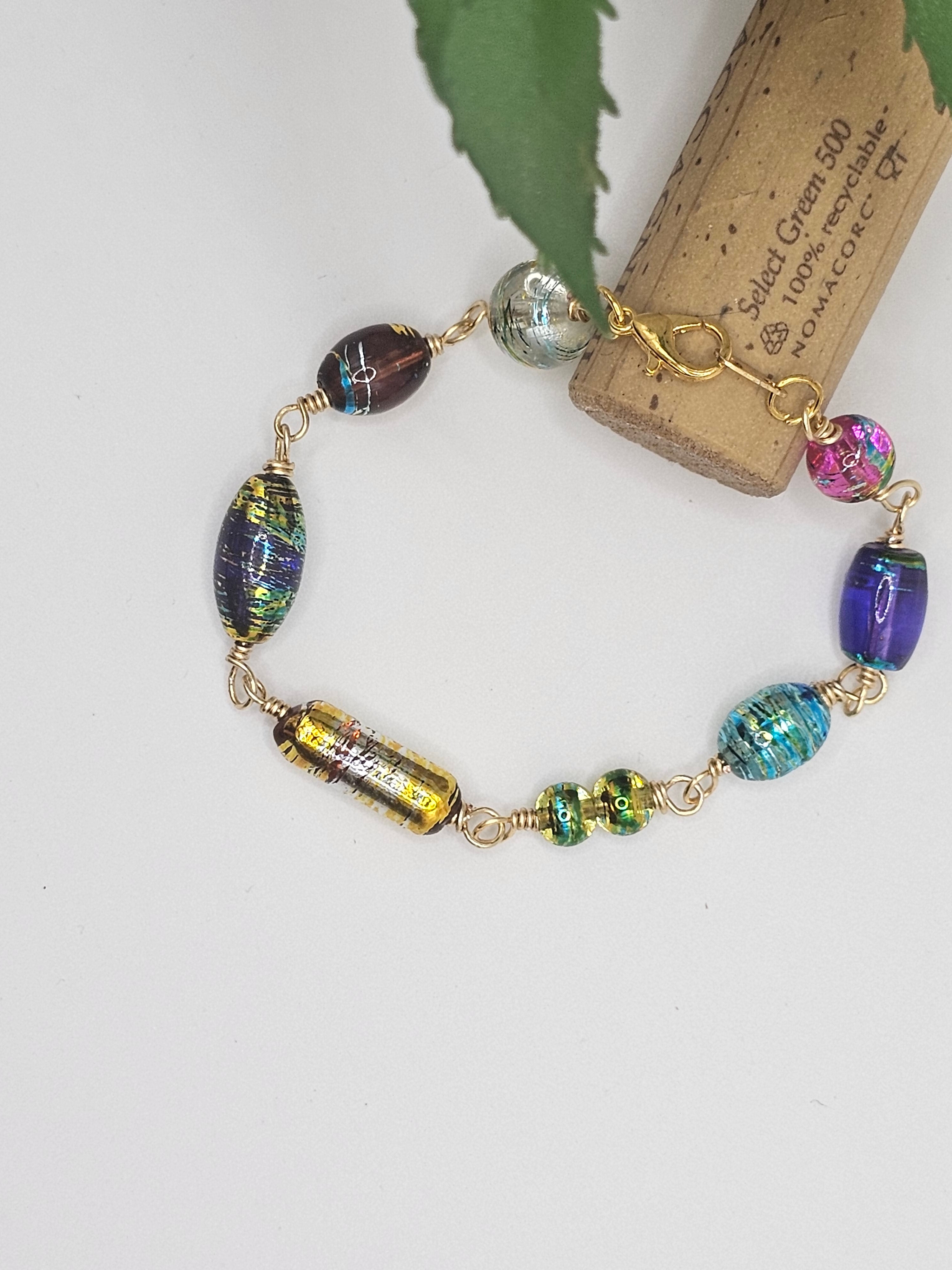 Glass Beaded Bracelet