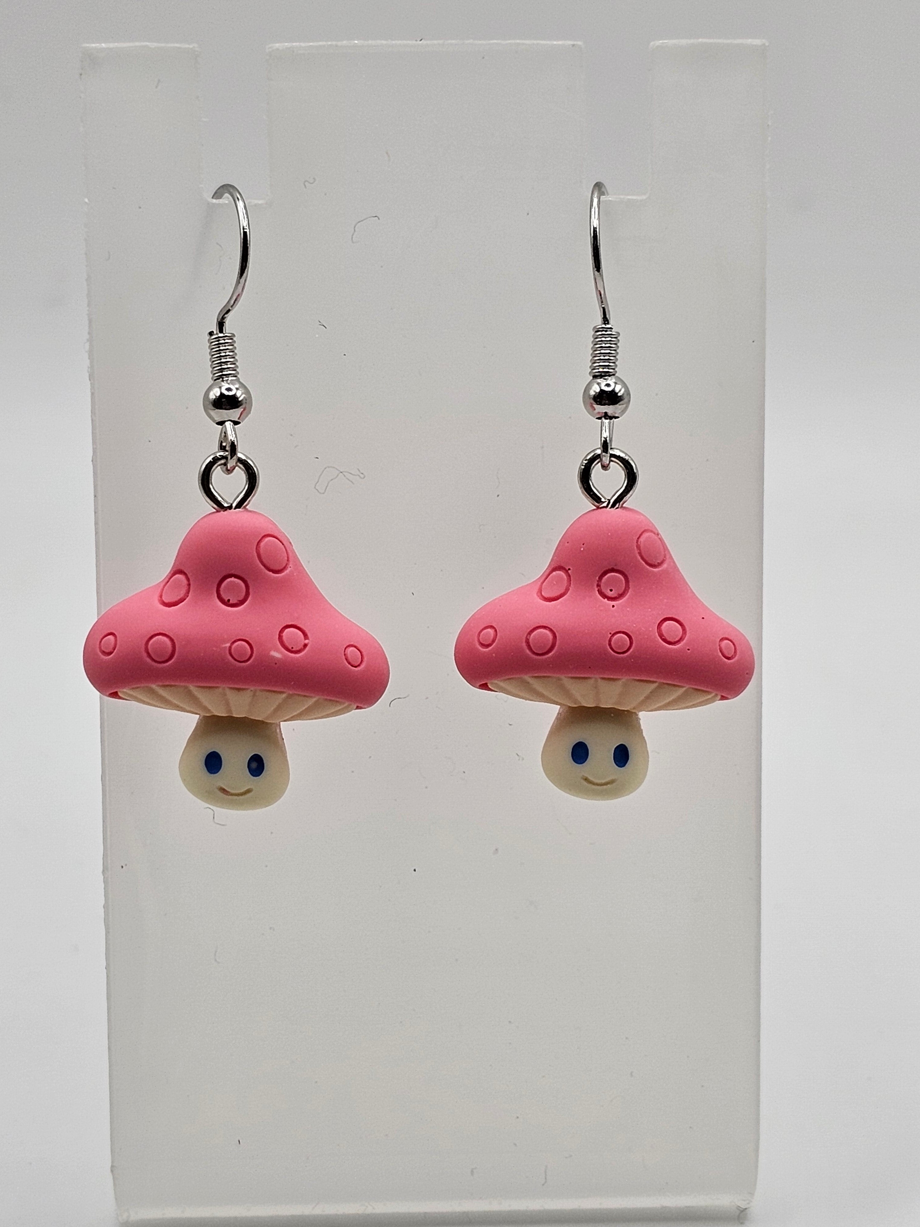 Mushroom Head Earrings