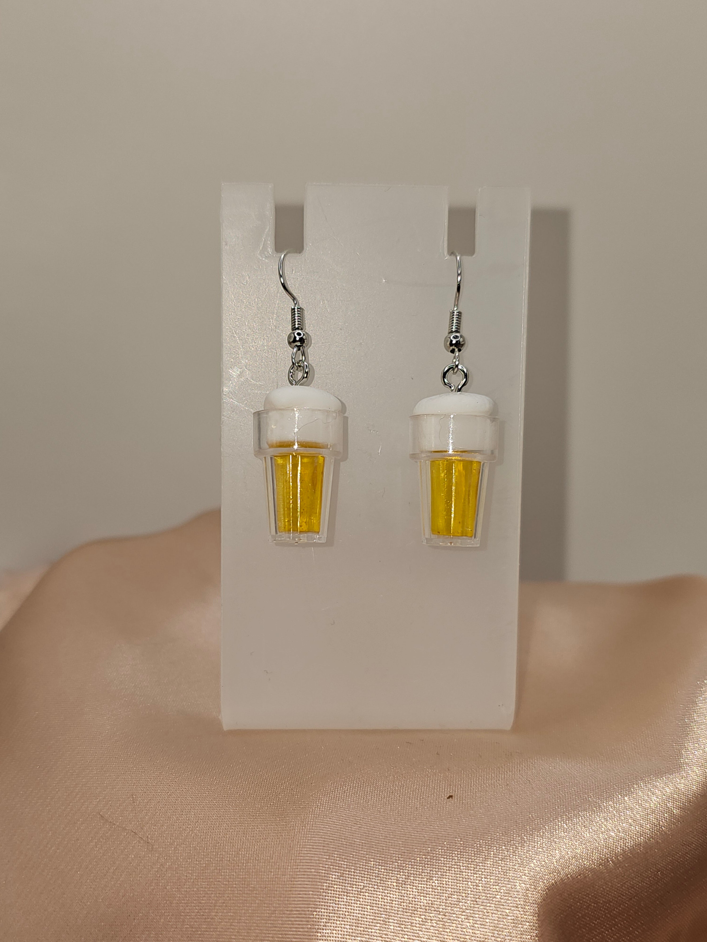 Beer Glass Earrings