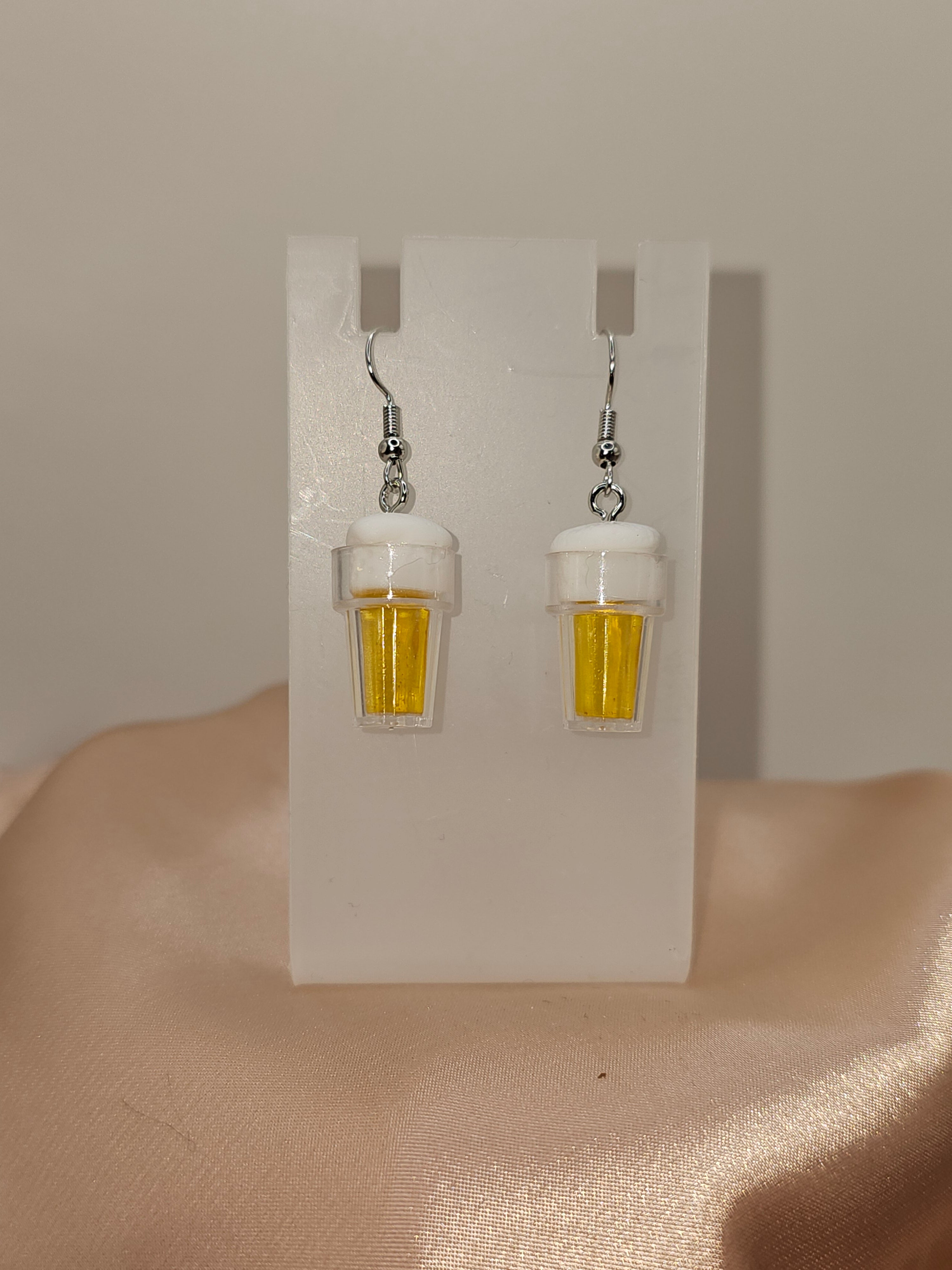 Beer Glass Earrings