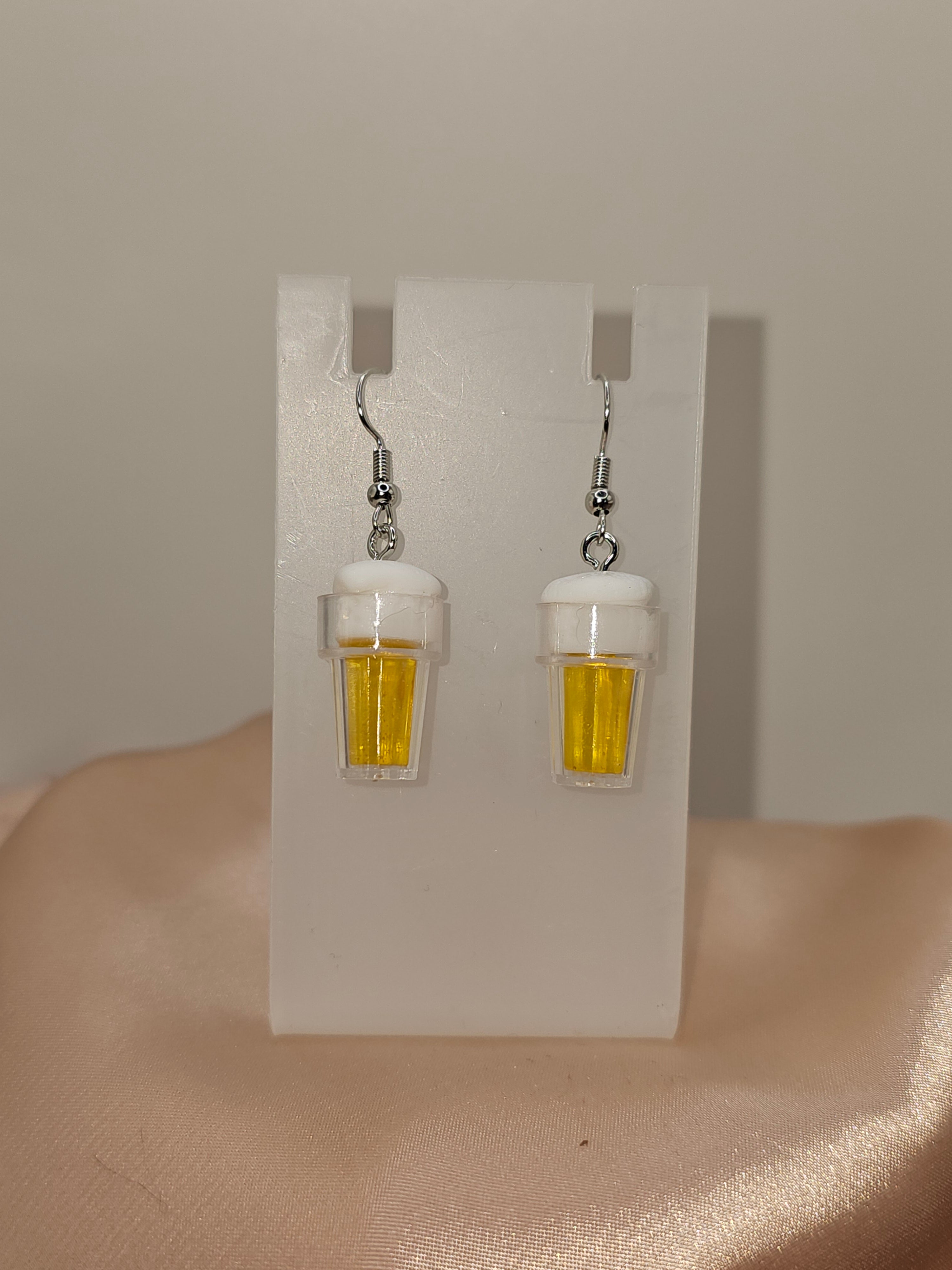 Beer Glass Earrings