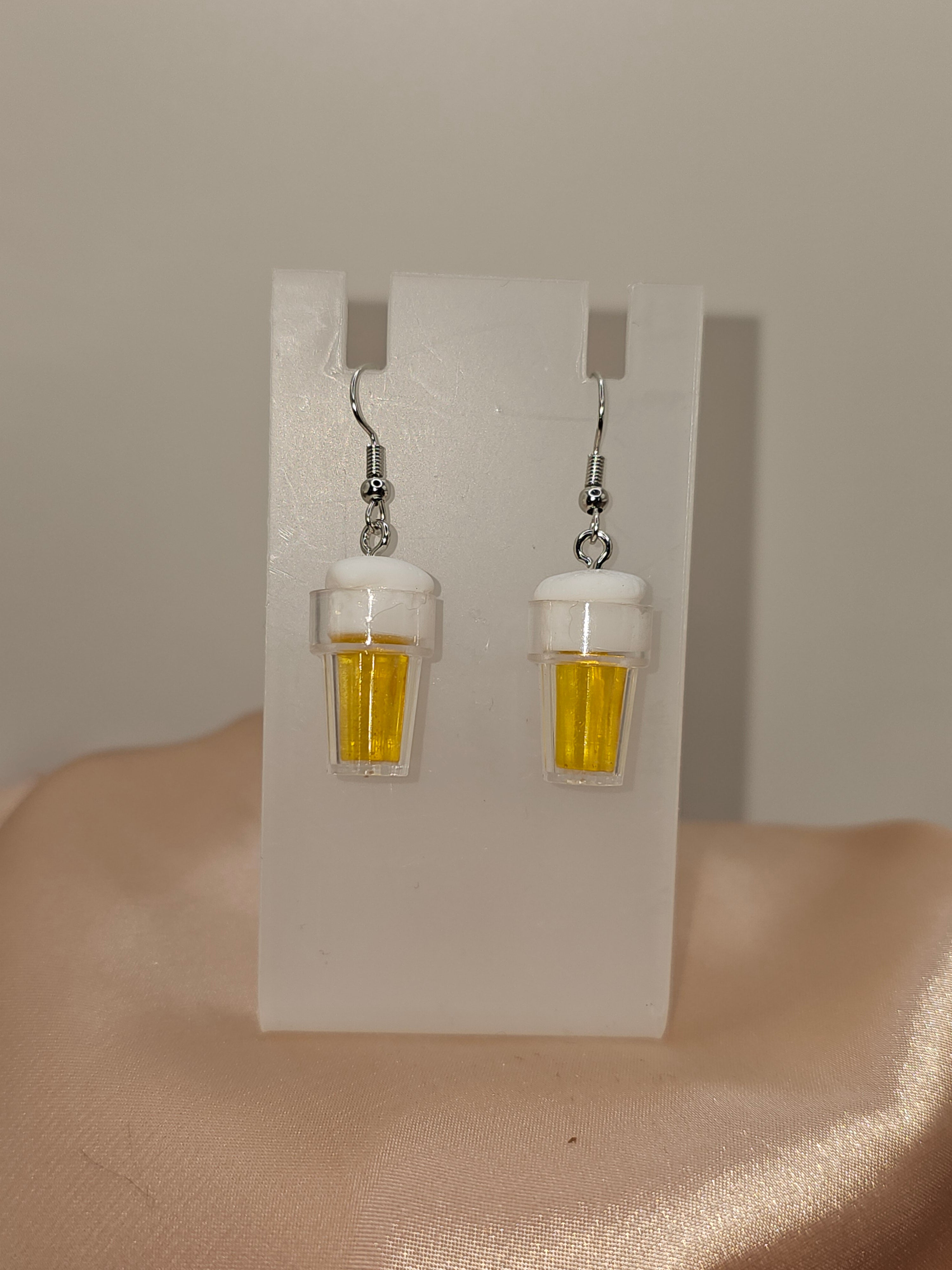 Beer Glass Earrings