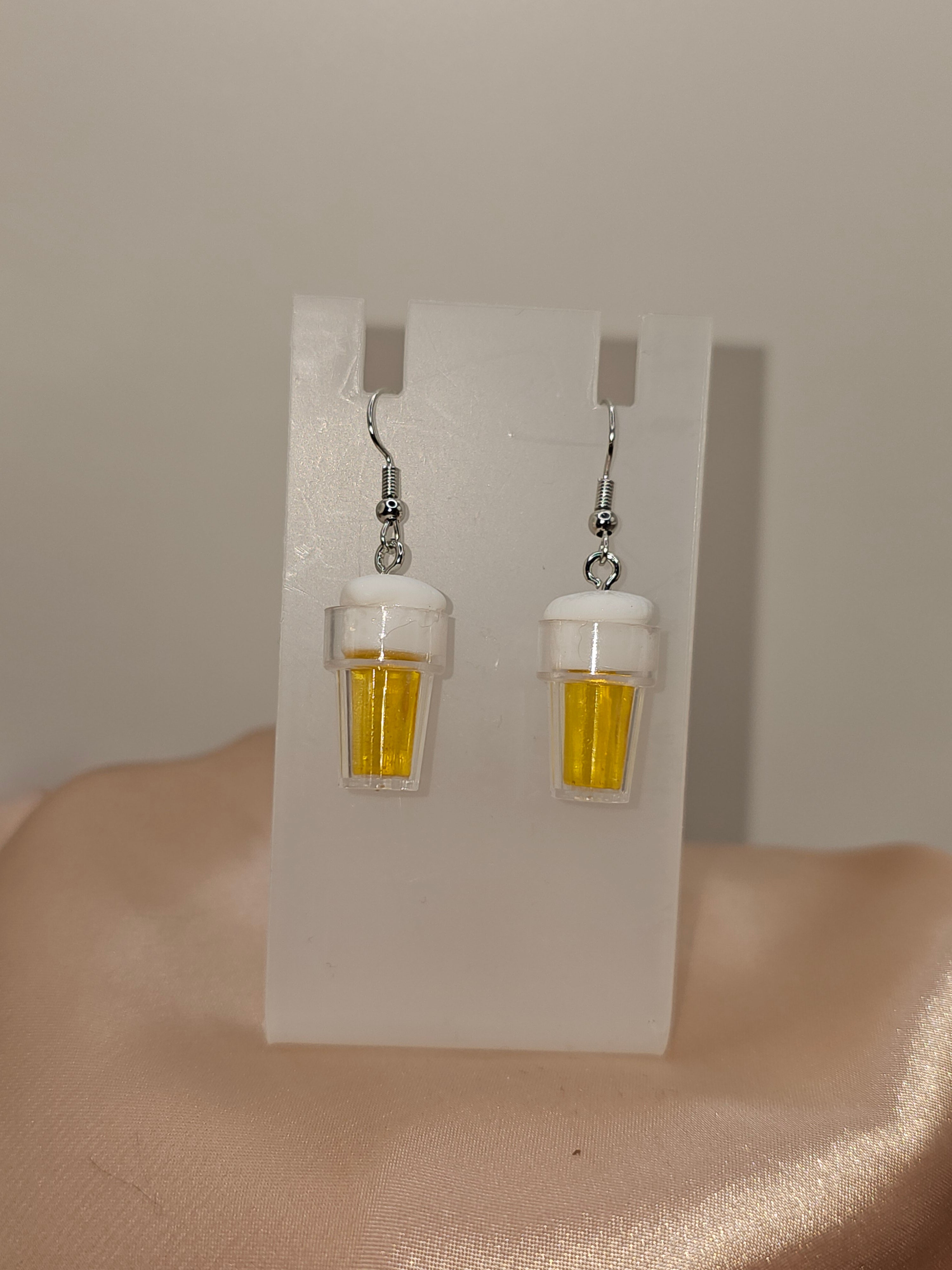 Beer Glass Earrings