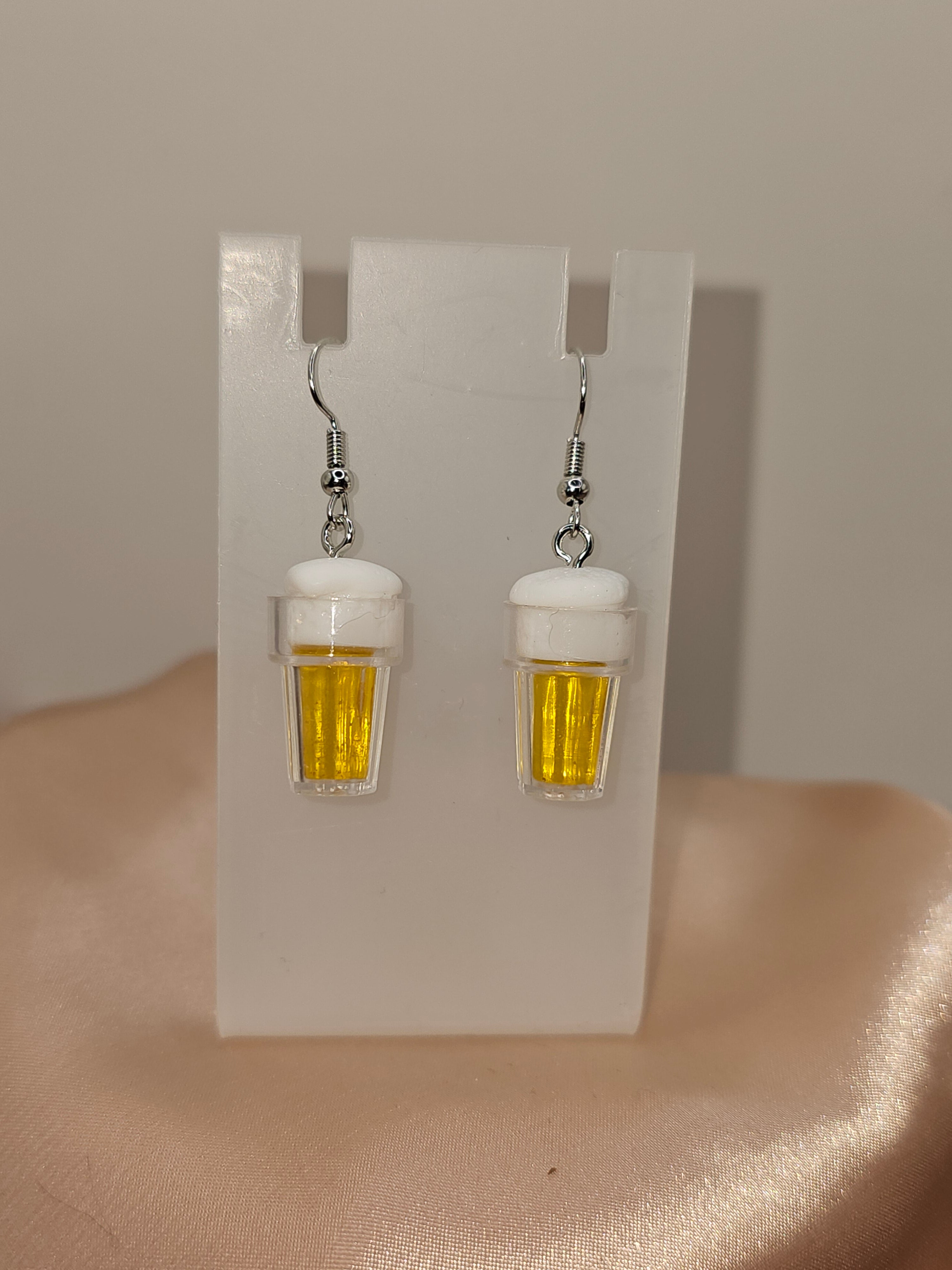 Beer Glass Earrings