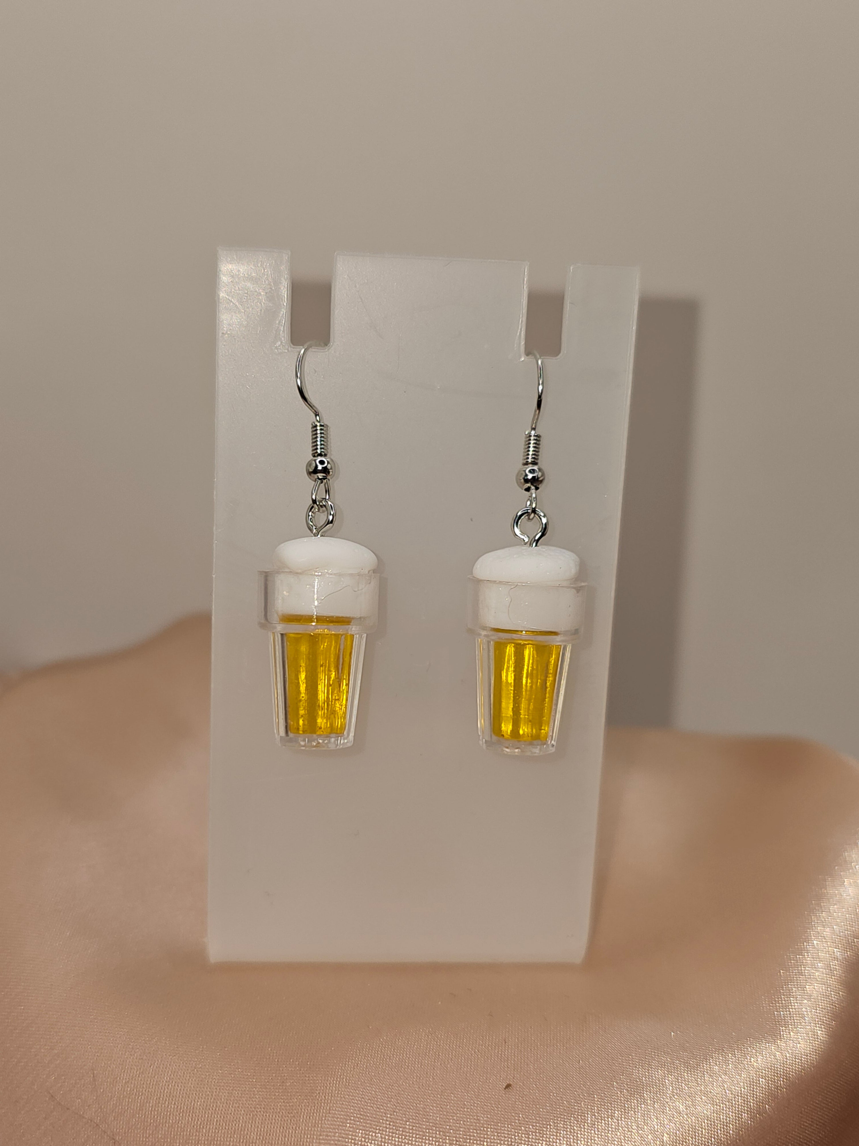 Beer Glass Earrings