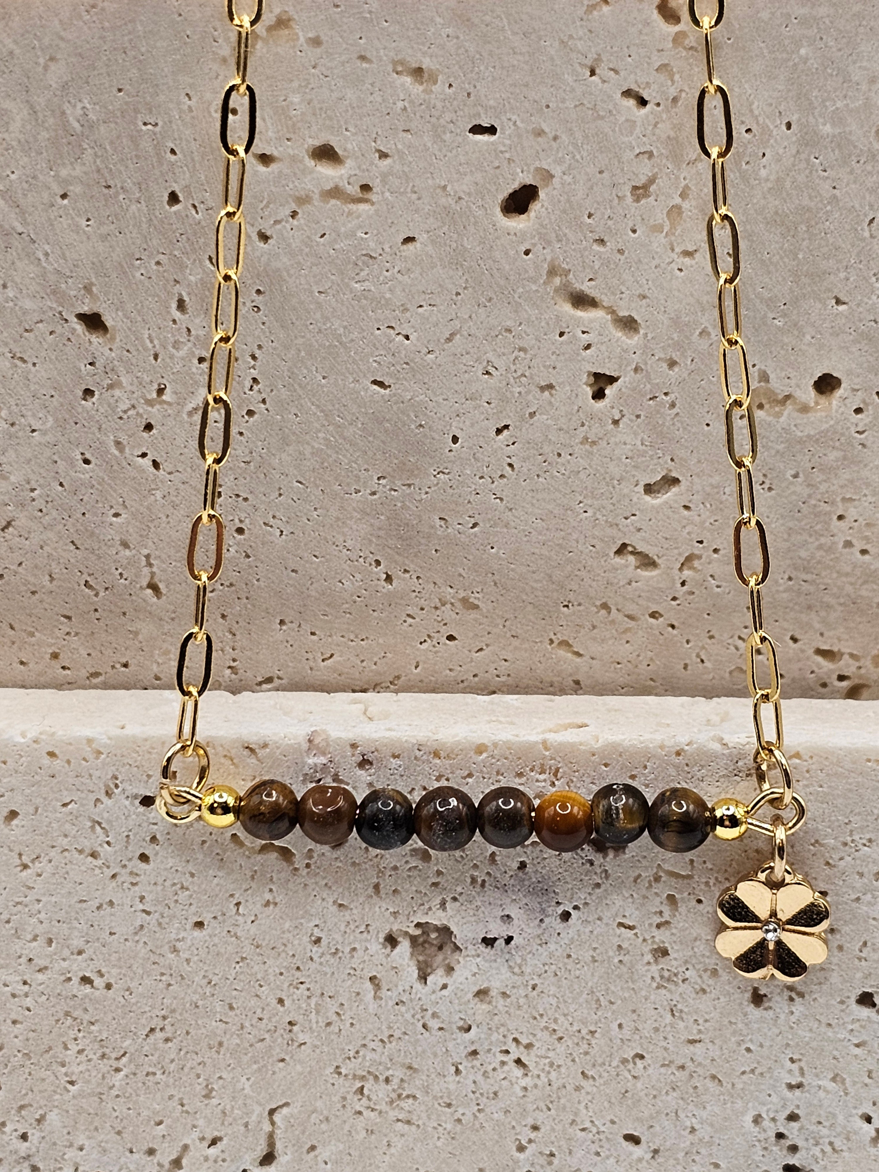 Tigers Eye Gold Filled Necklace