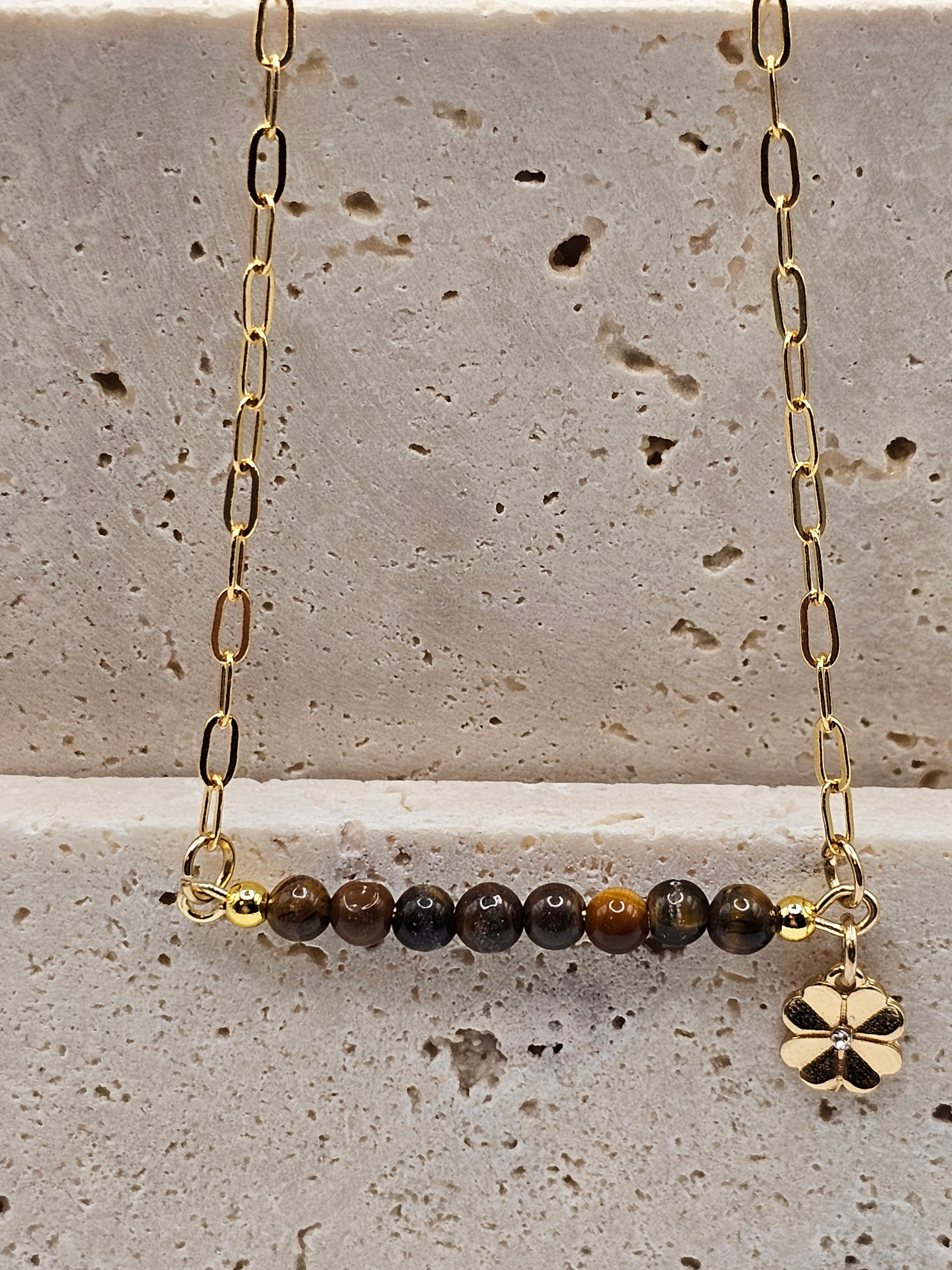 Tigers Eye Gold Filled Necklace