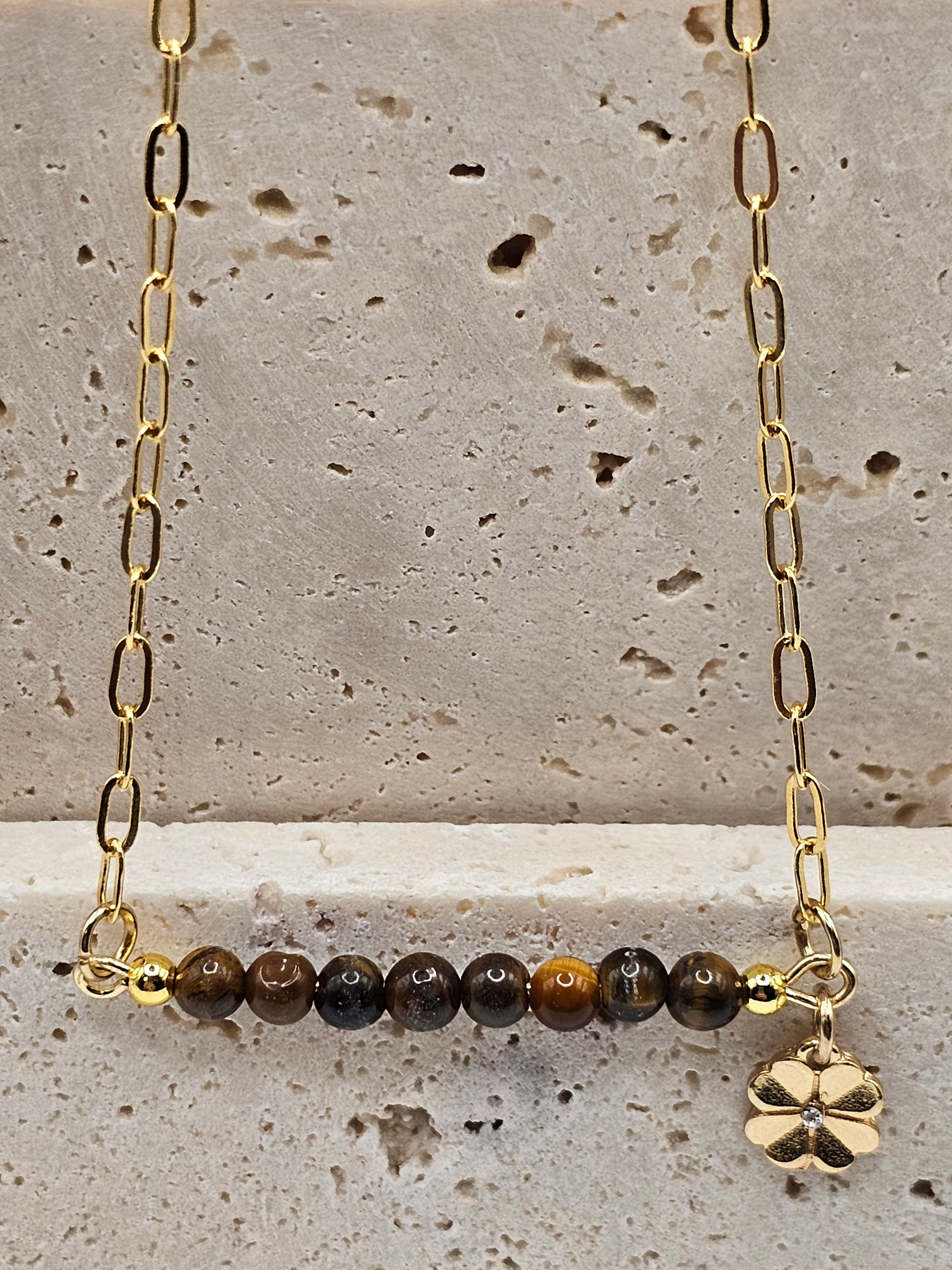 Tigers Eye Gold Filled Necklace