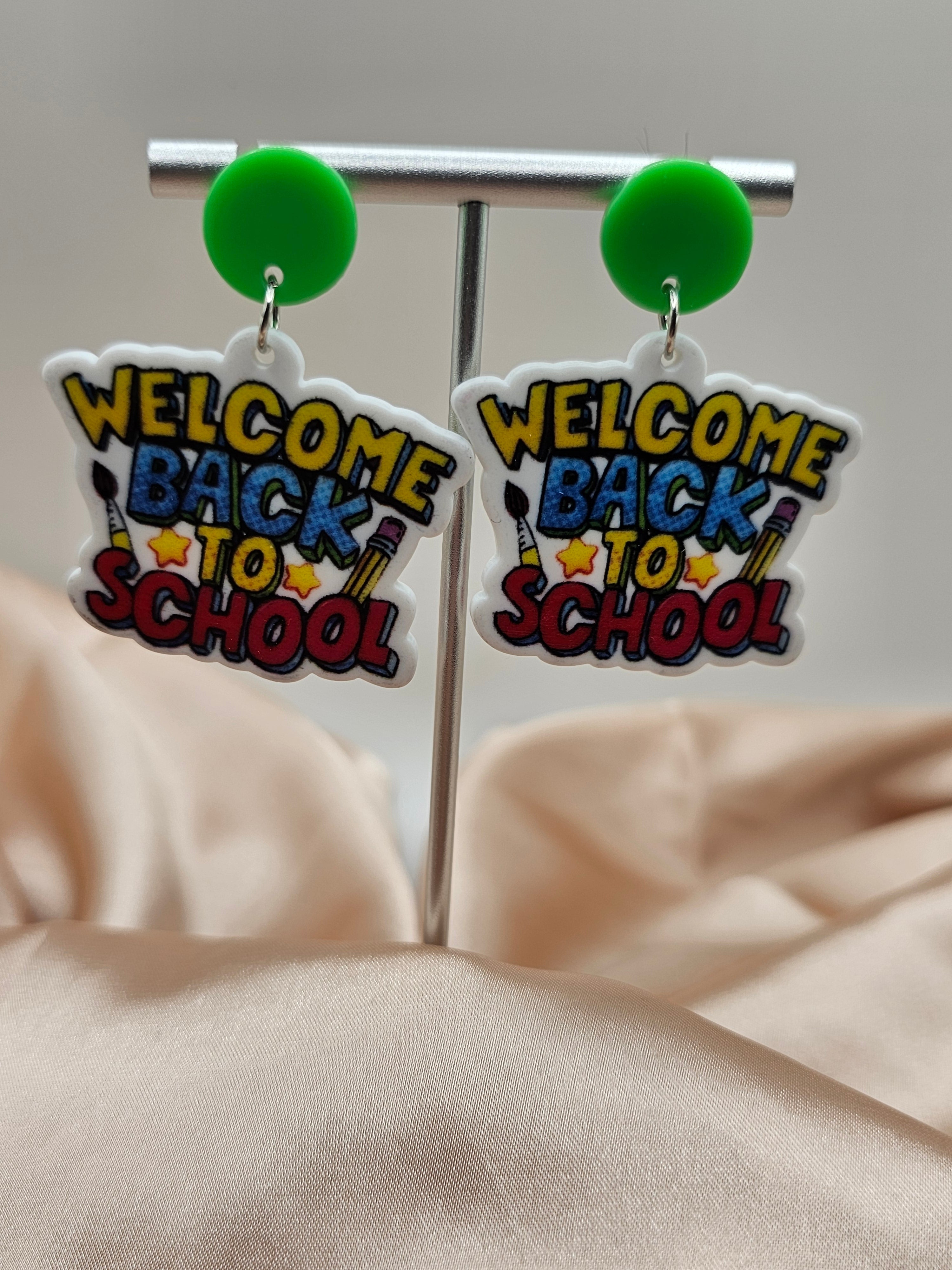 Welcome Back to School Earrings