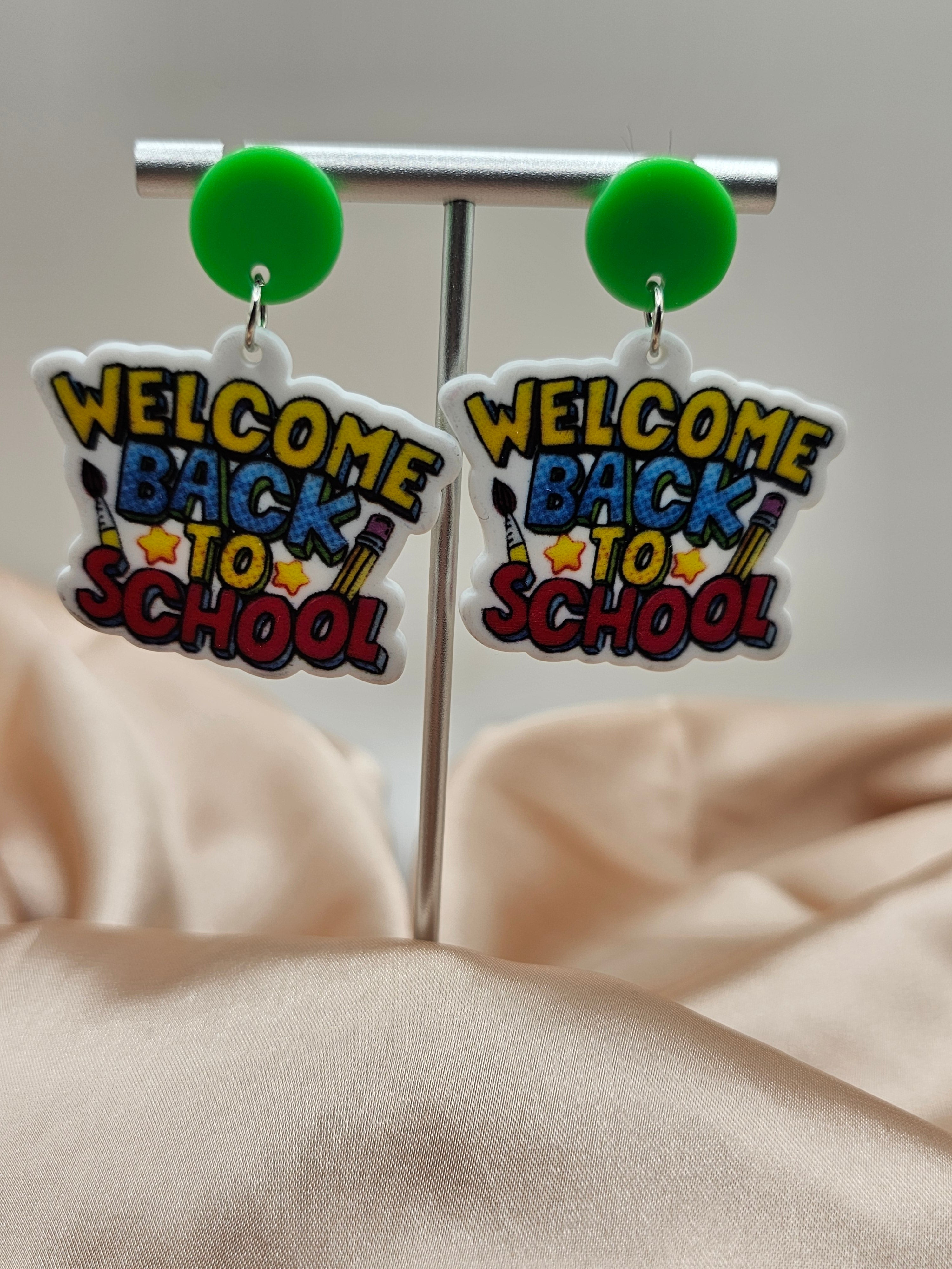 Welcome Back to School Earrings