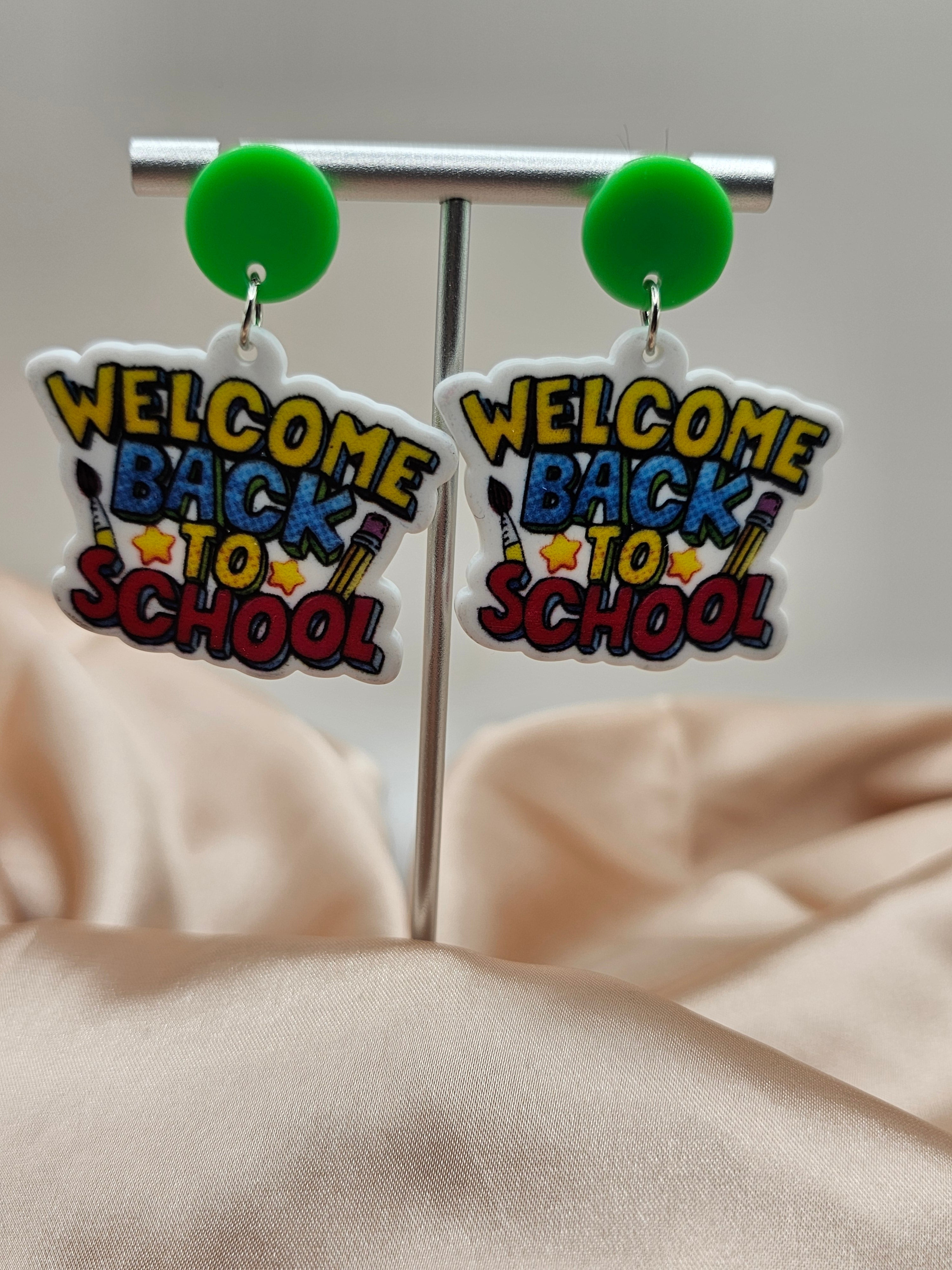 Welcome Back to School Earrings