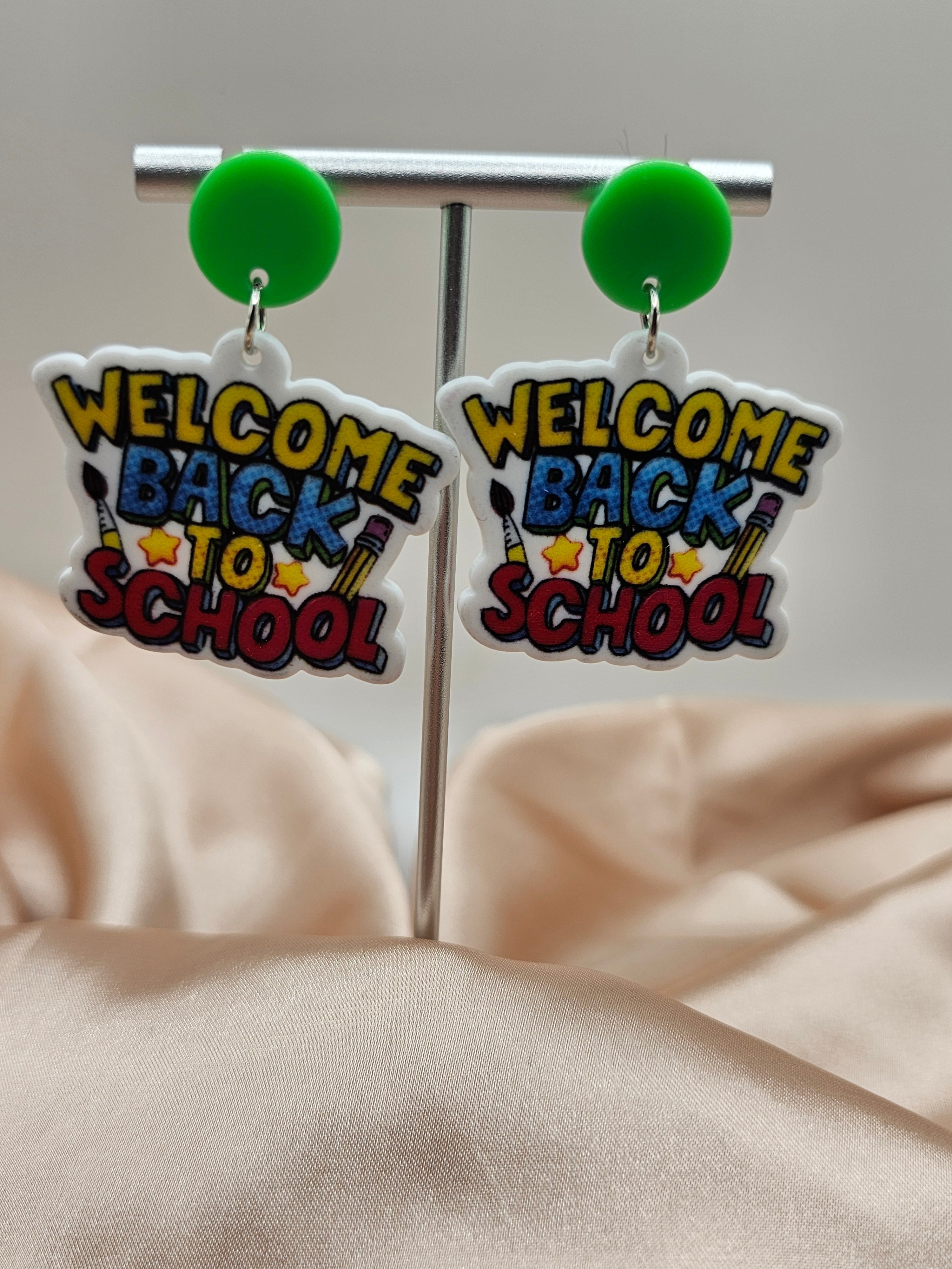 Welcome Back to School Earrings