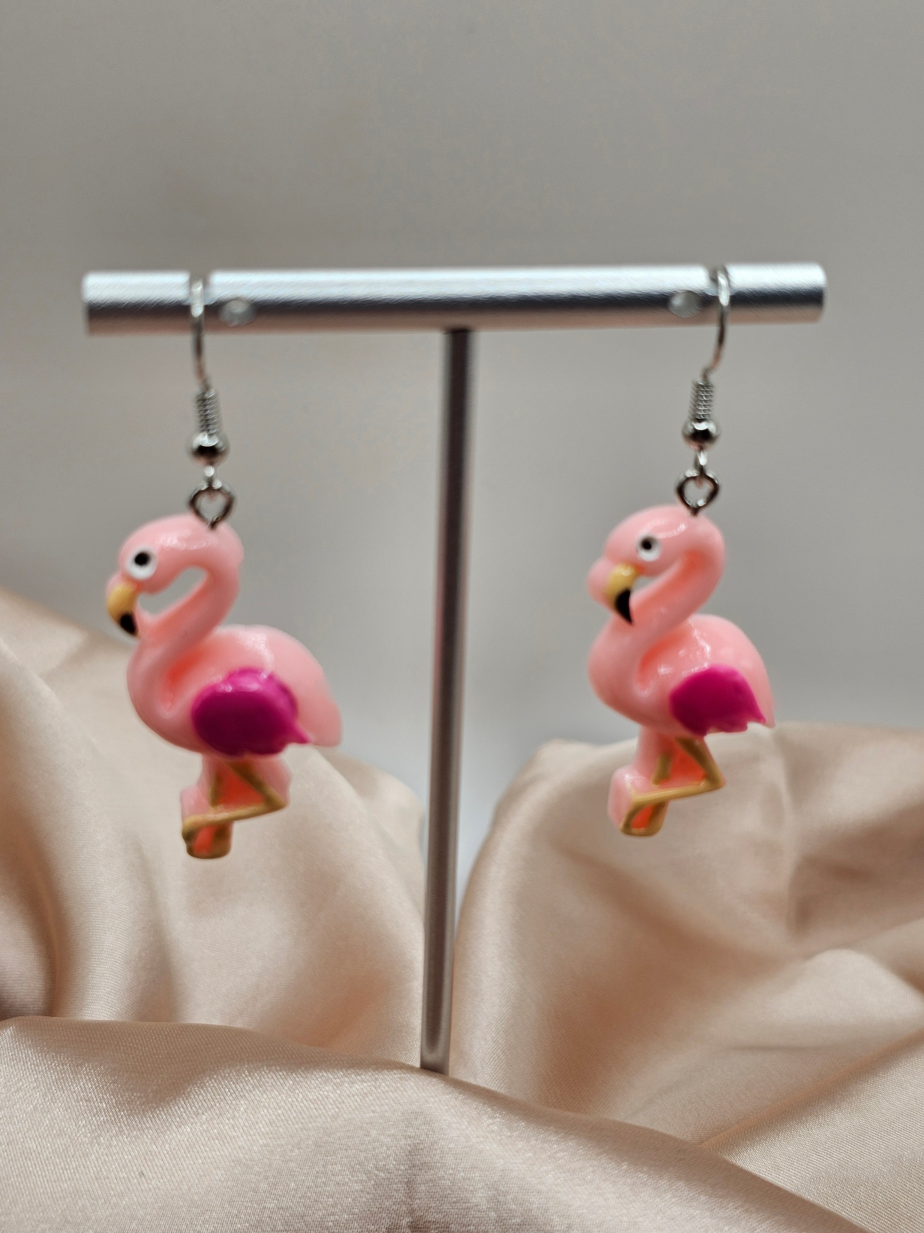 Pink Flamingo Earrings