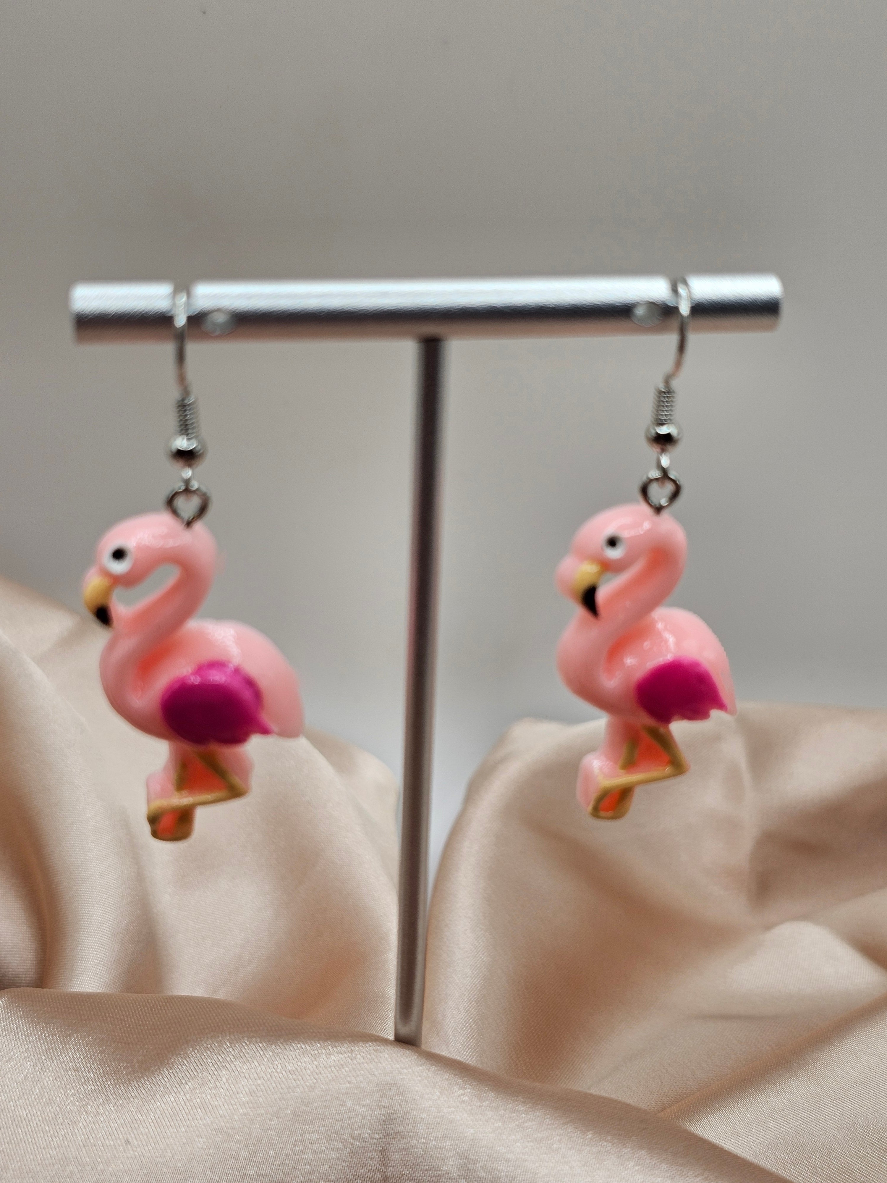 Pink Flamingo Earrings