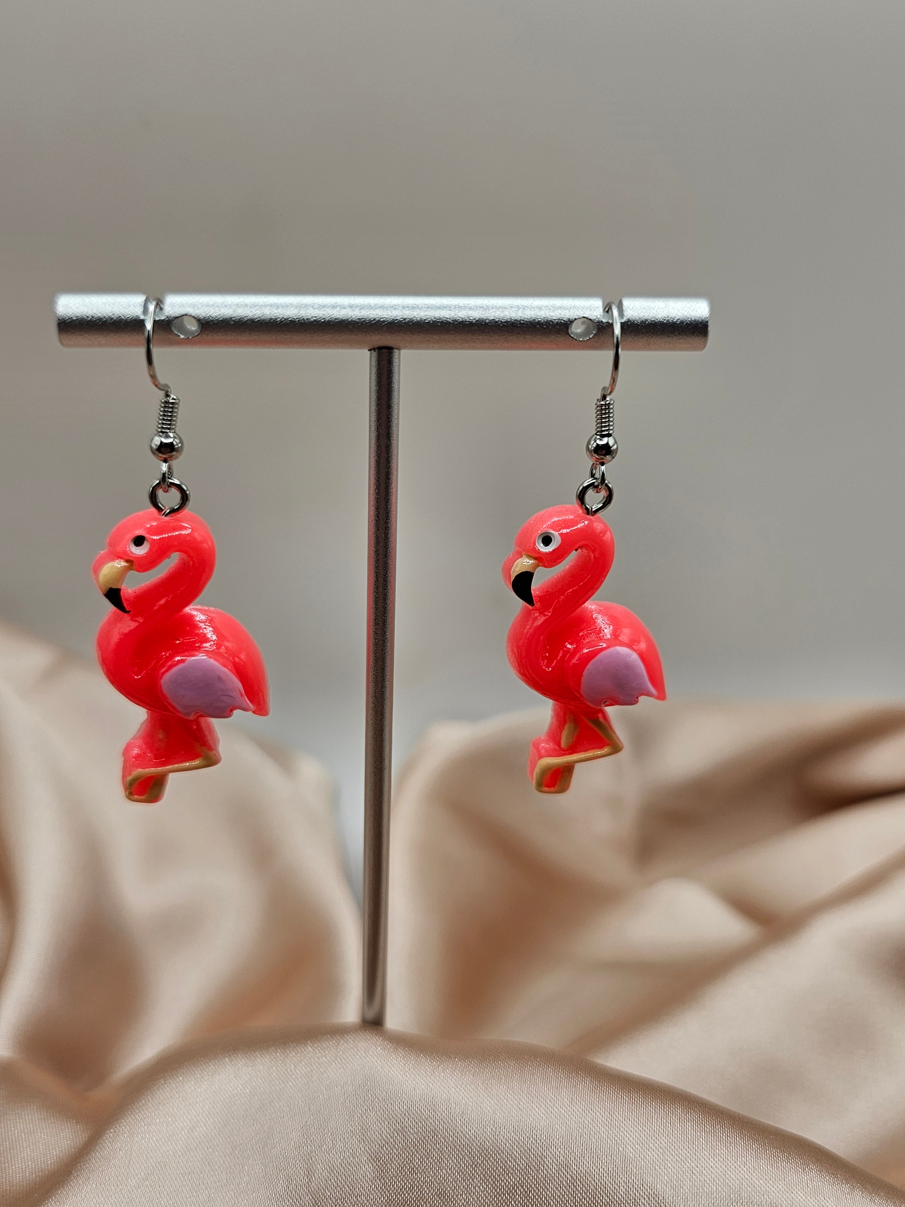 Pink Flamingo Earrings