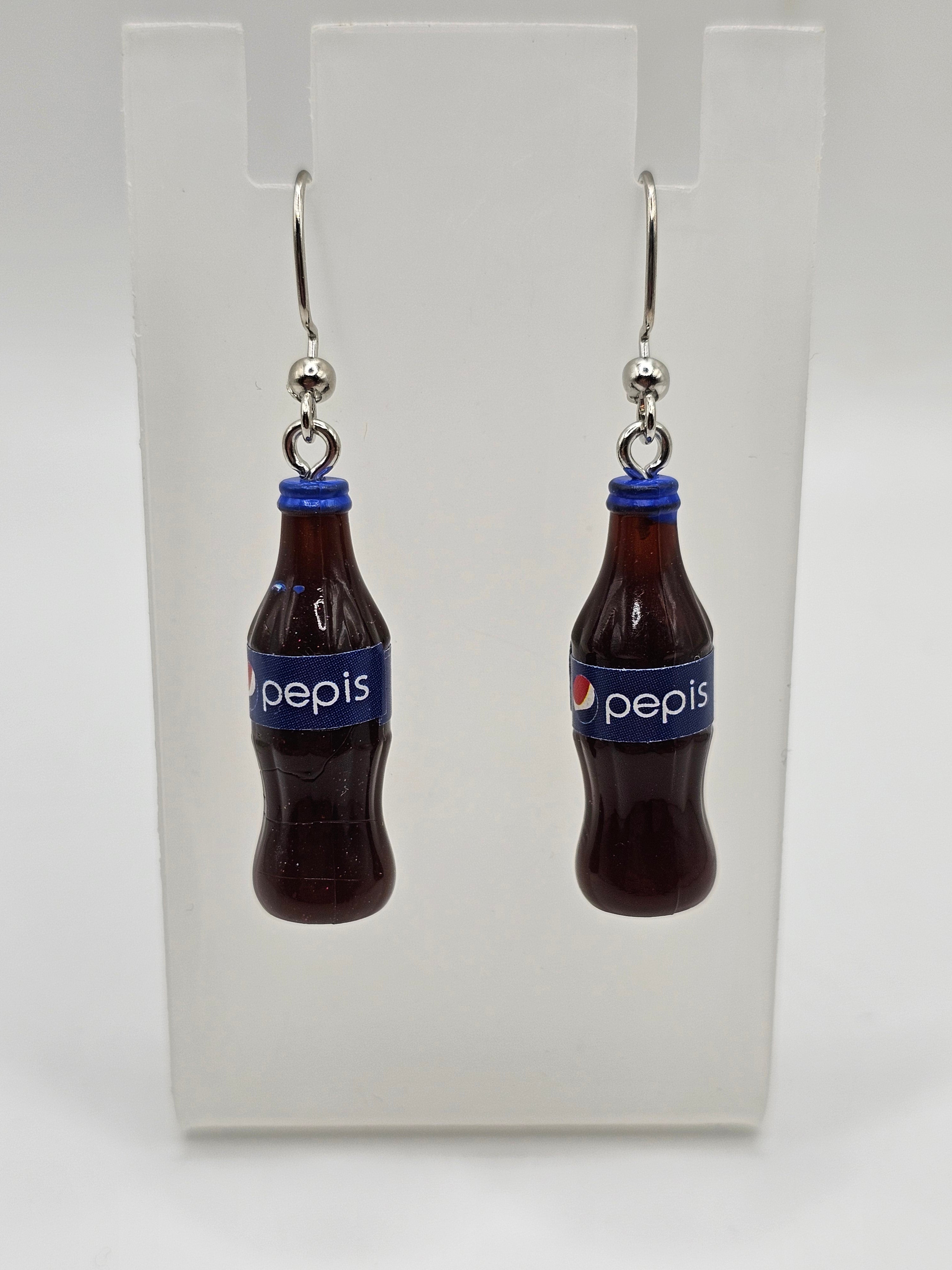 Pepsi Bottle Earrings