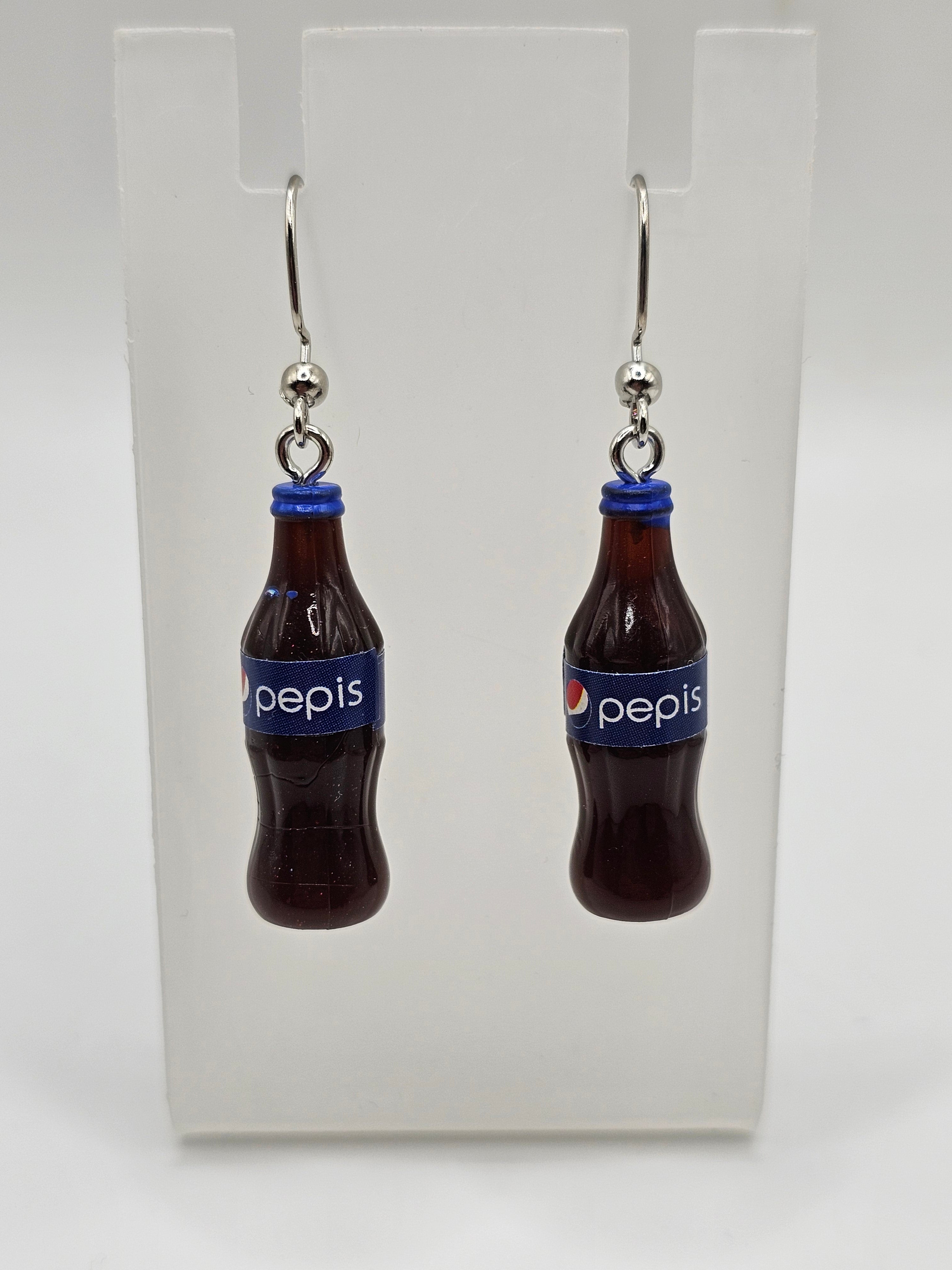 Pepsi Bottle Earrings