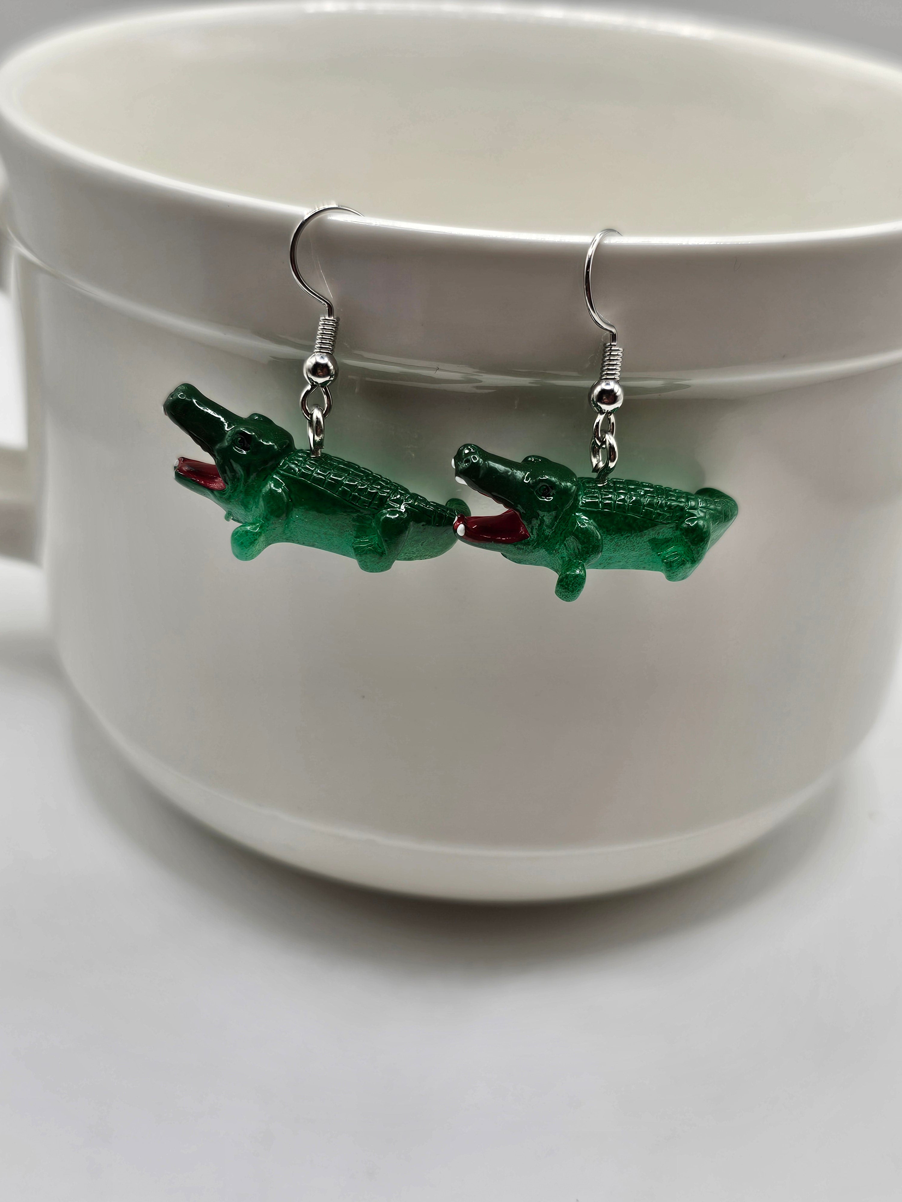 Alligator Earrings