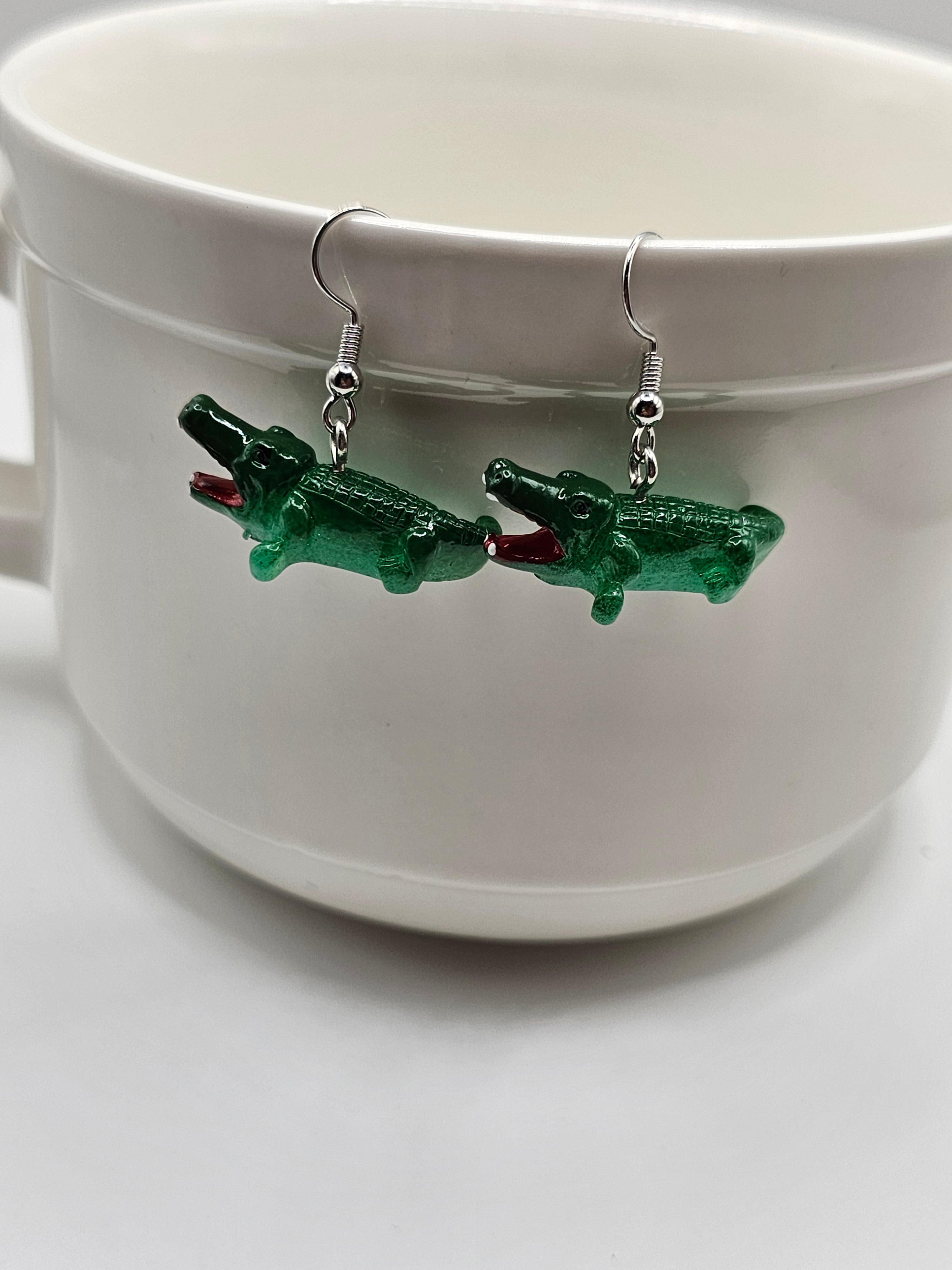 Alligator Earrings