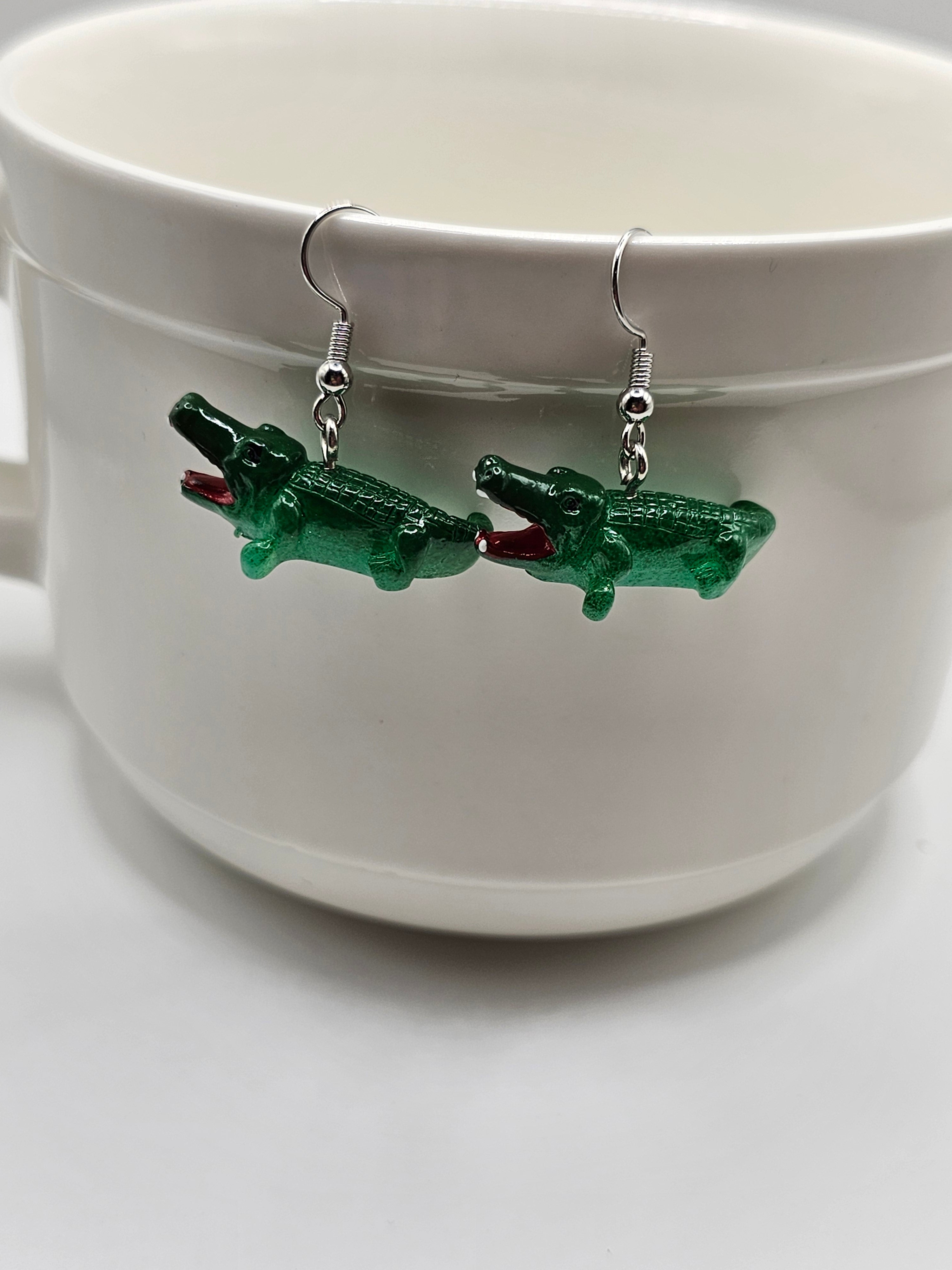 Alligator Earrings