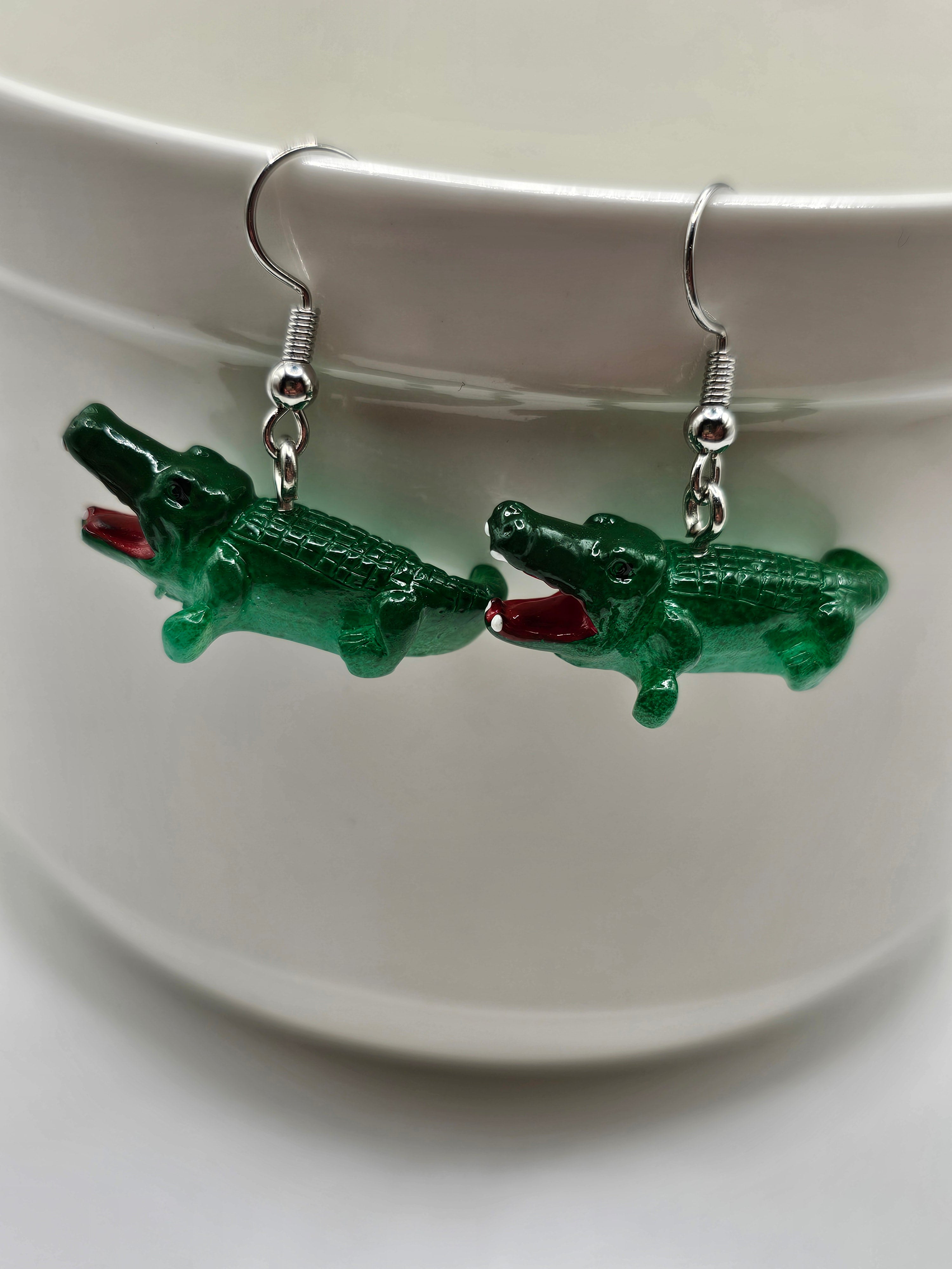 Alligator Earrings