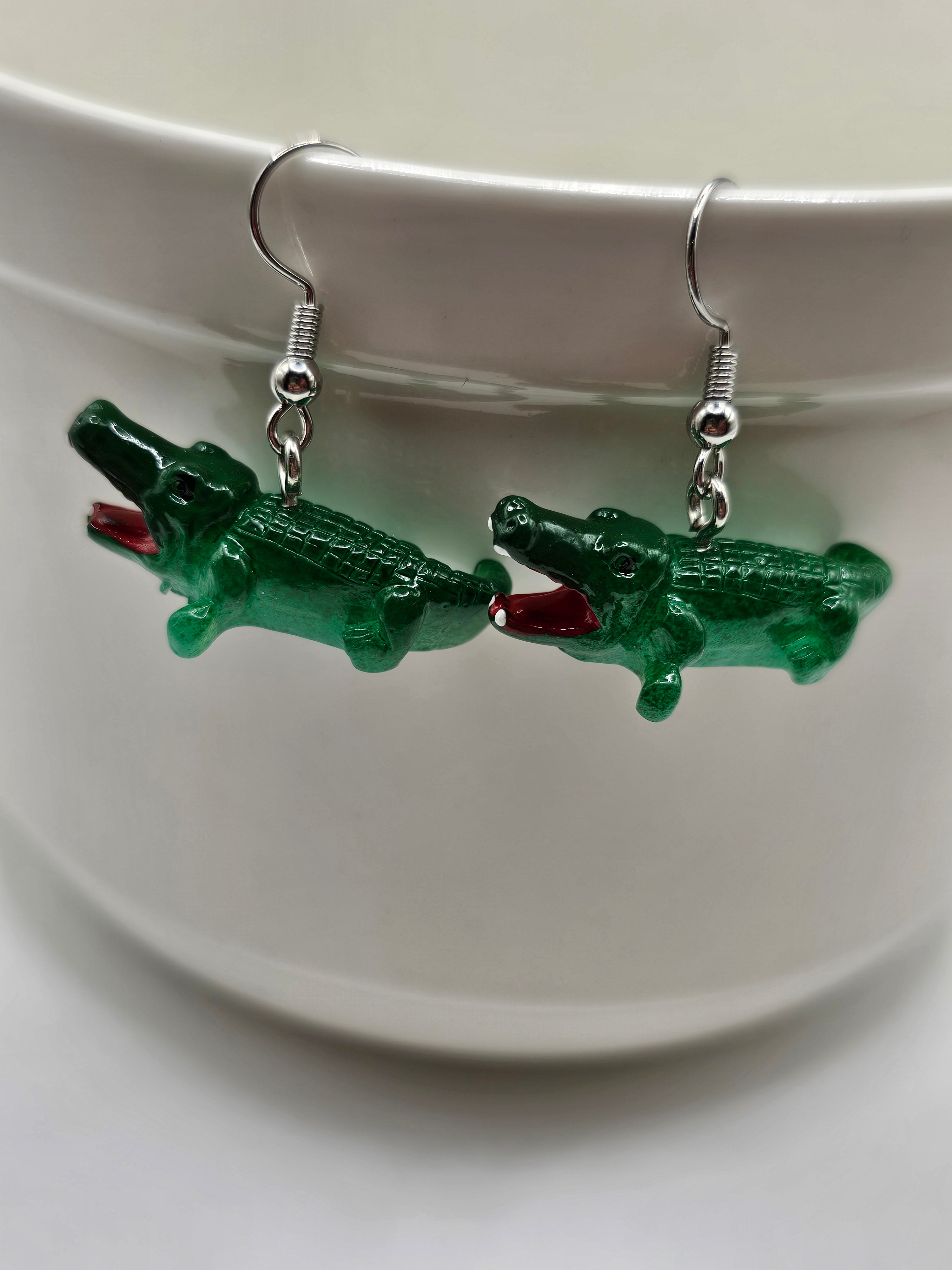 Alligator Earrings