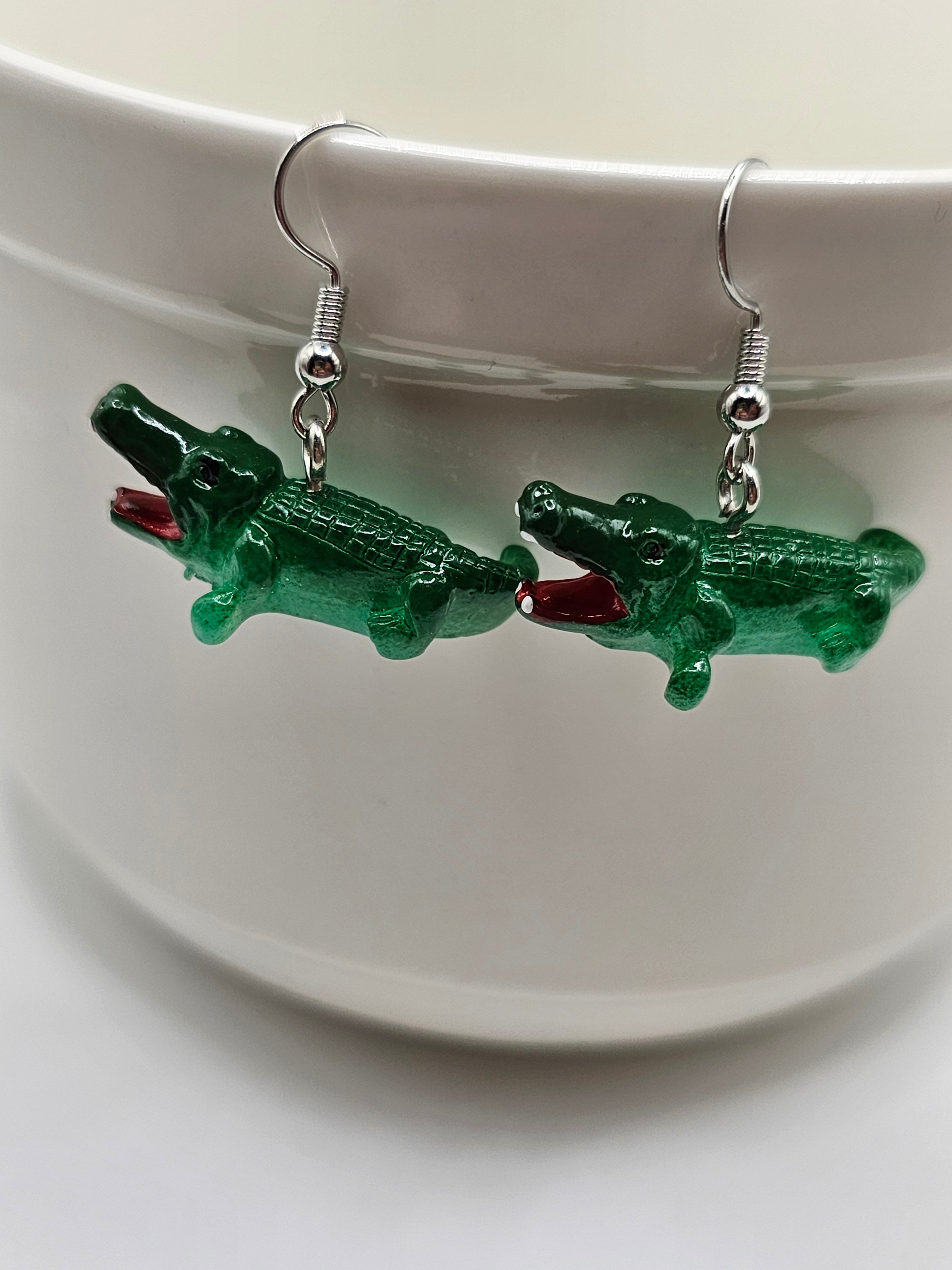 Alligator Earrings