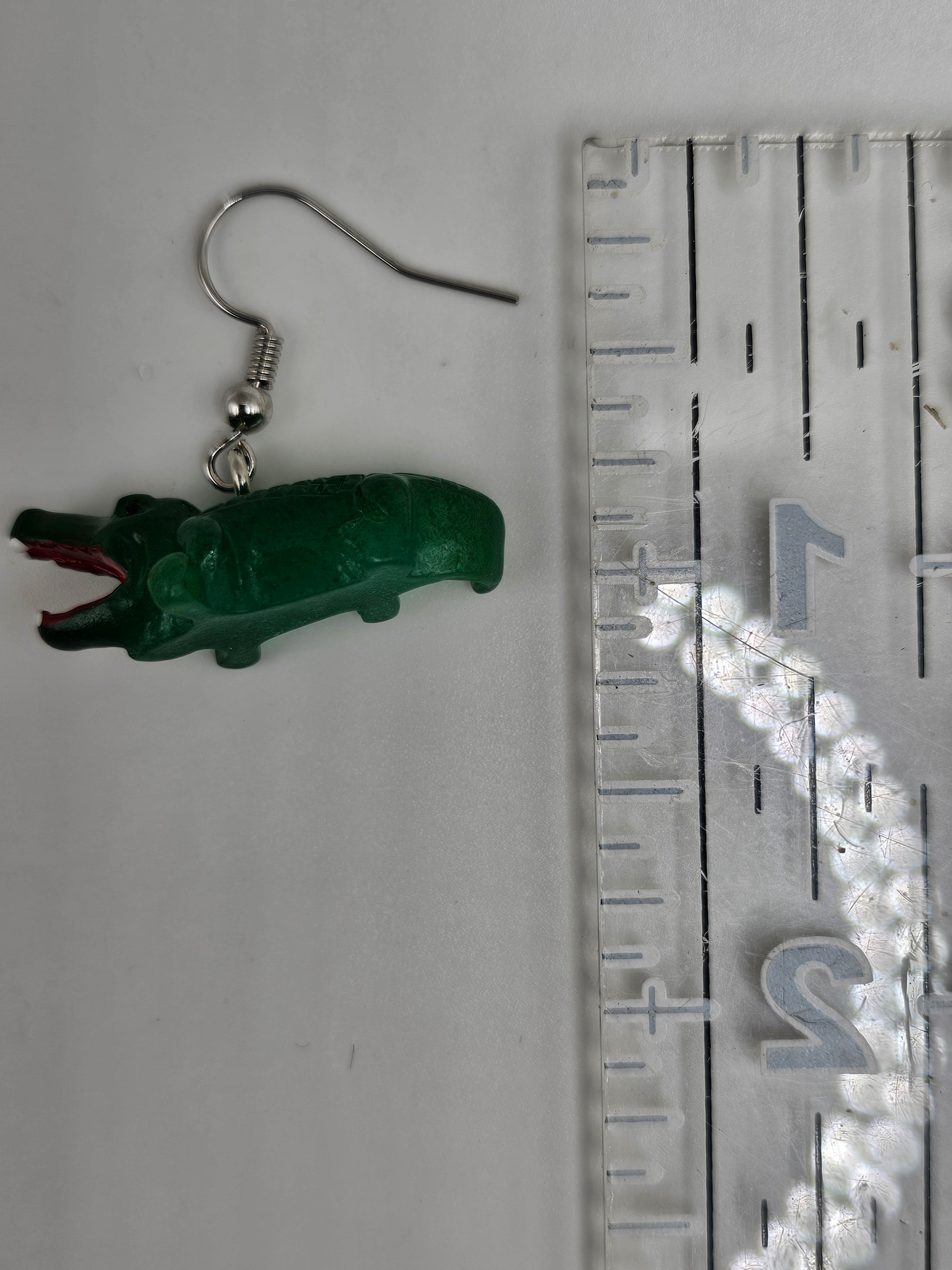 Alligator Earrings