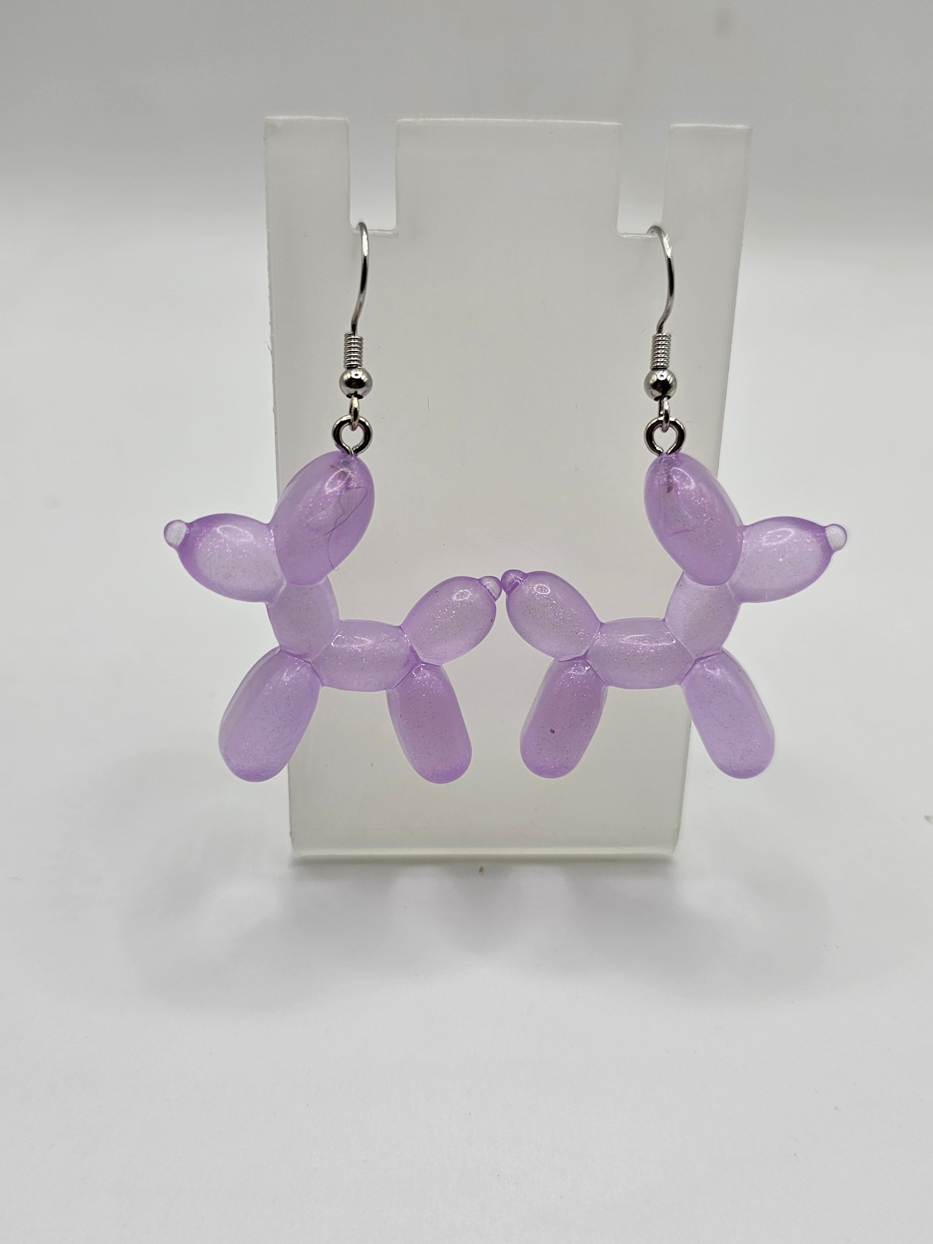 Balloon Dog Earrings