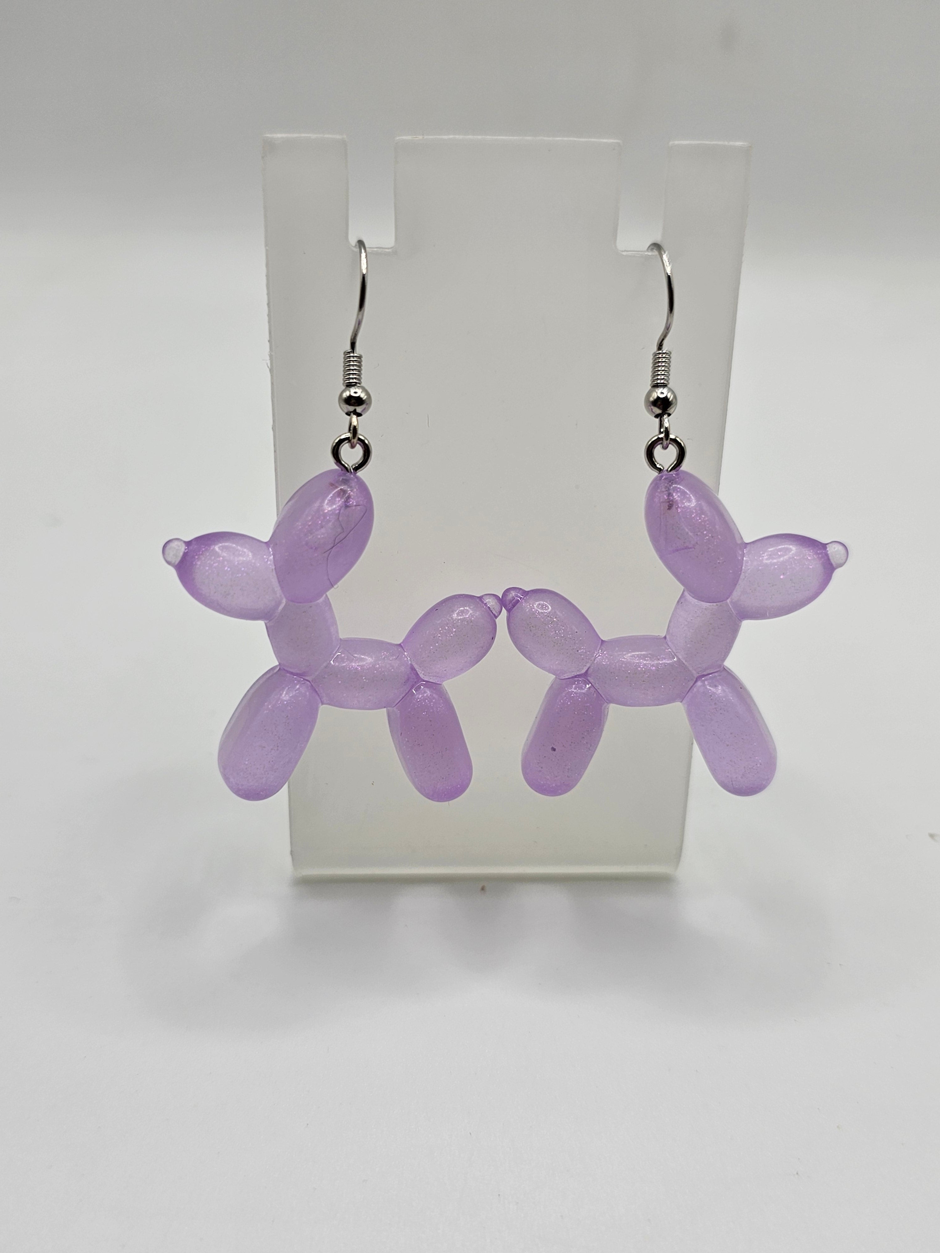 Balloon Dog Earrings