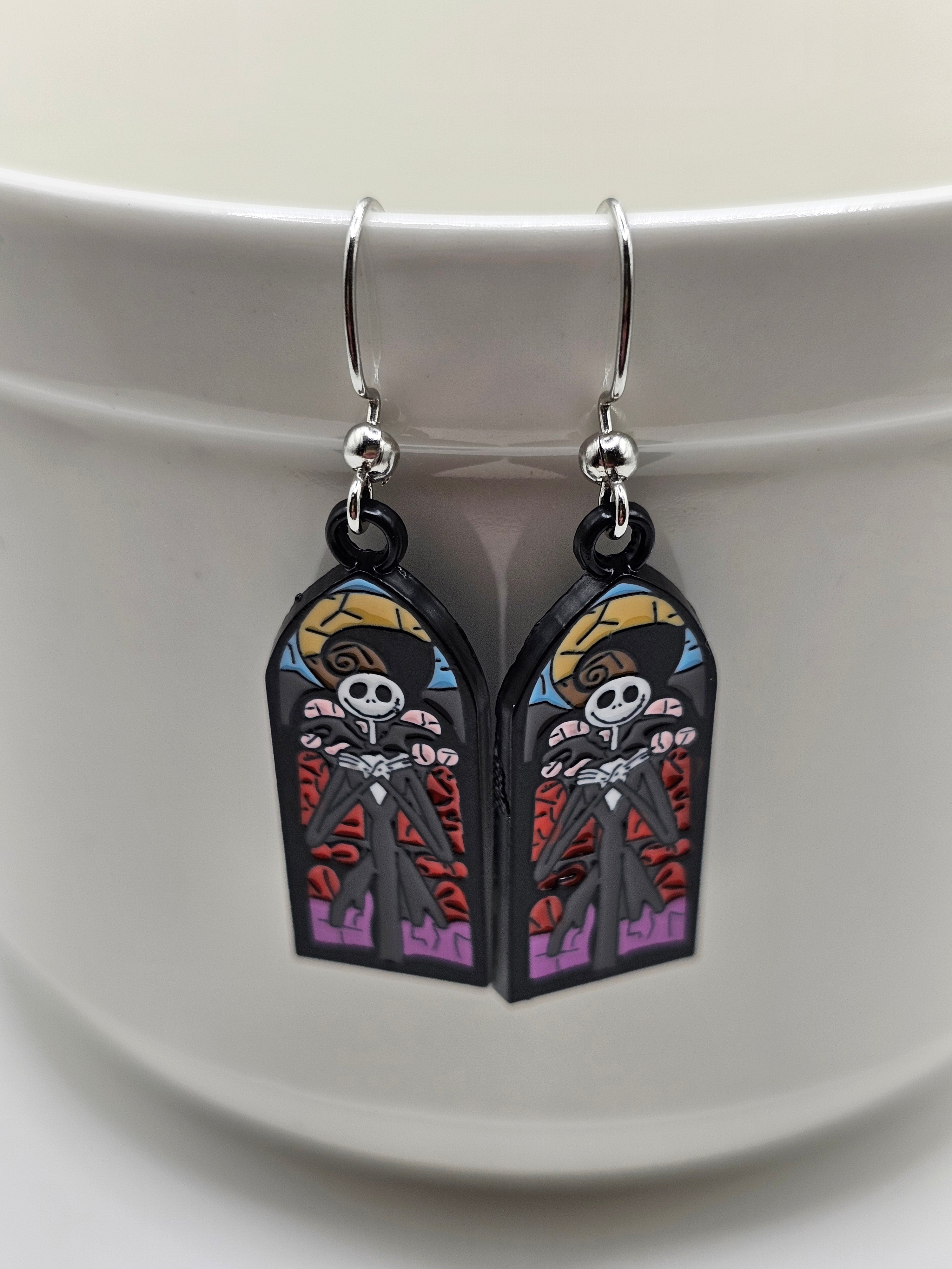 Stain Glass Jack Earrings