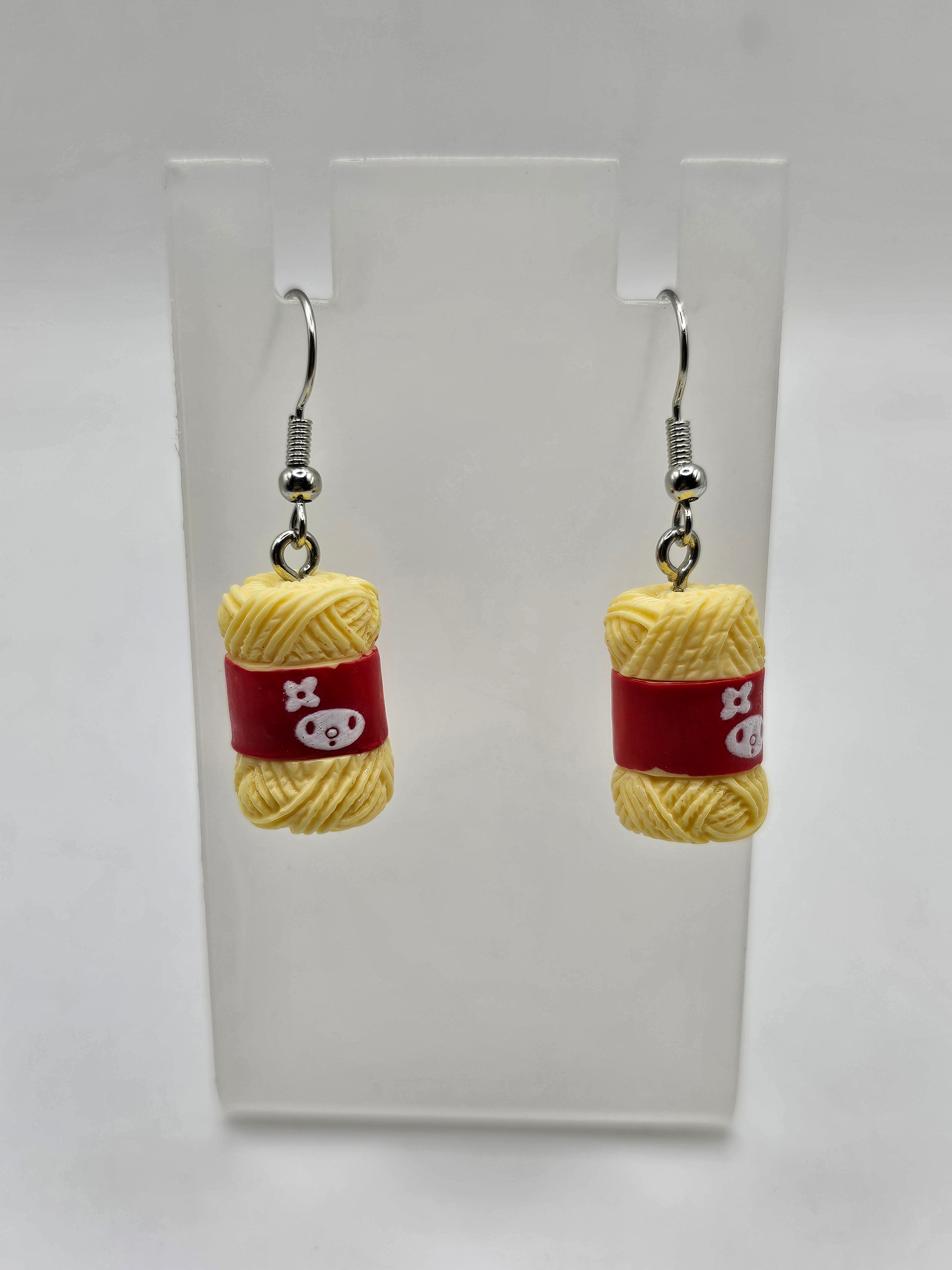 Yarn Earrings