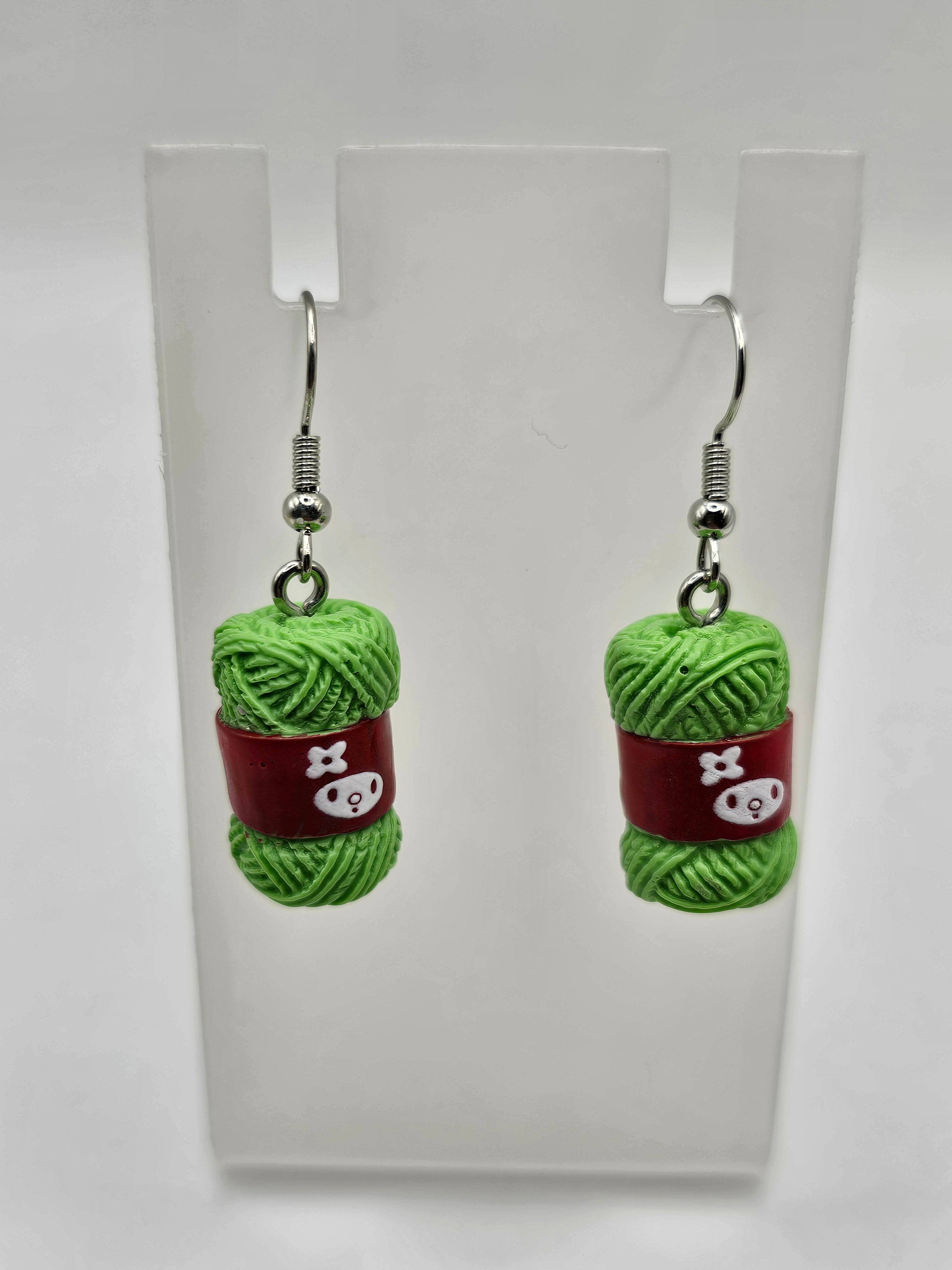 Yarn Earrings