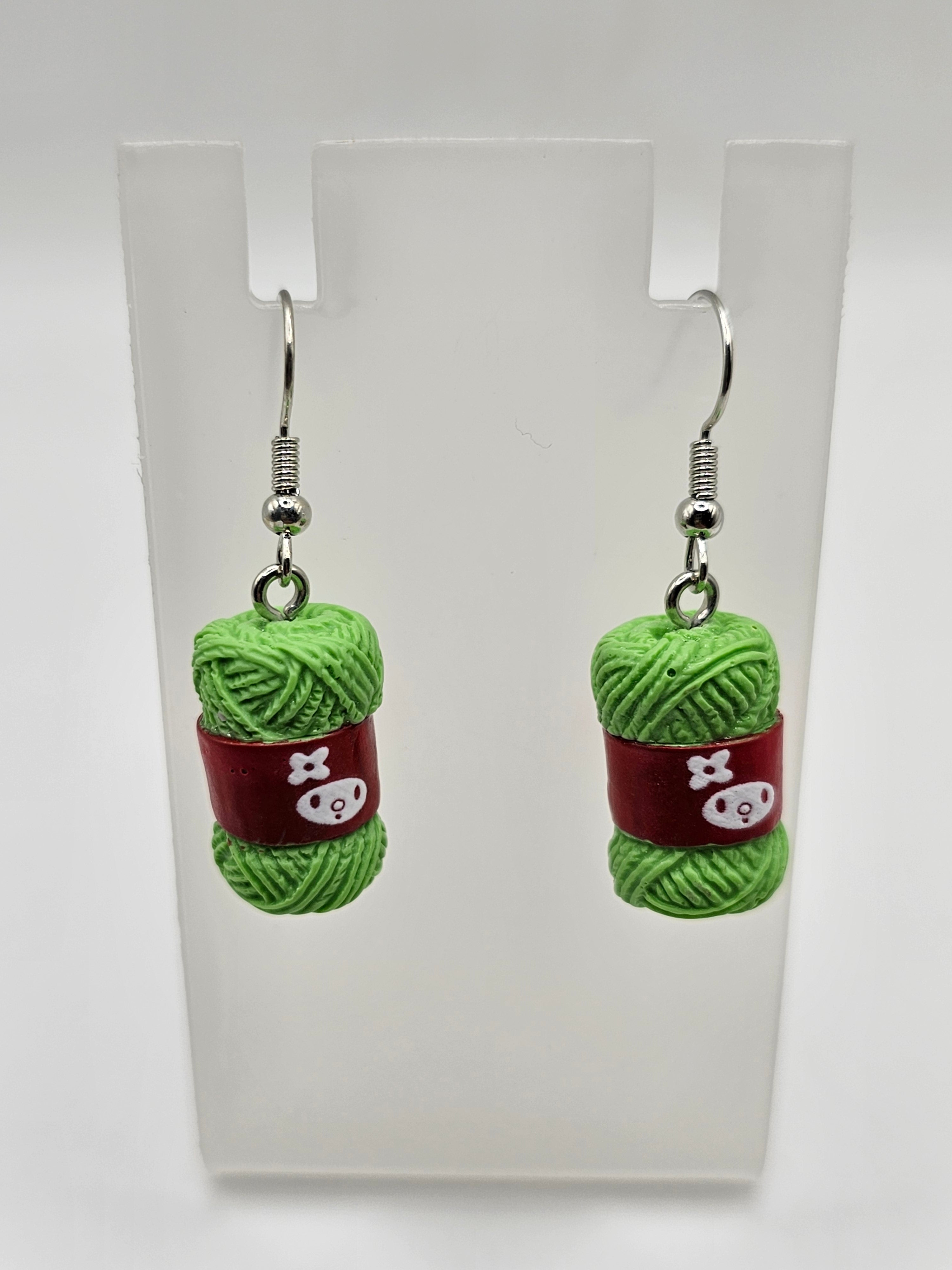 Yarn Earrings