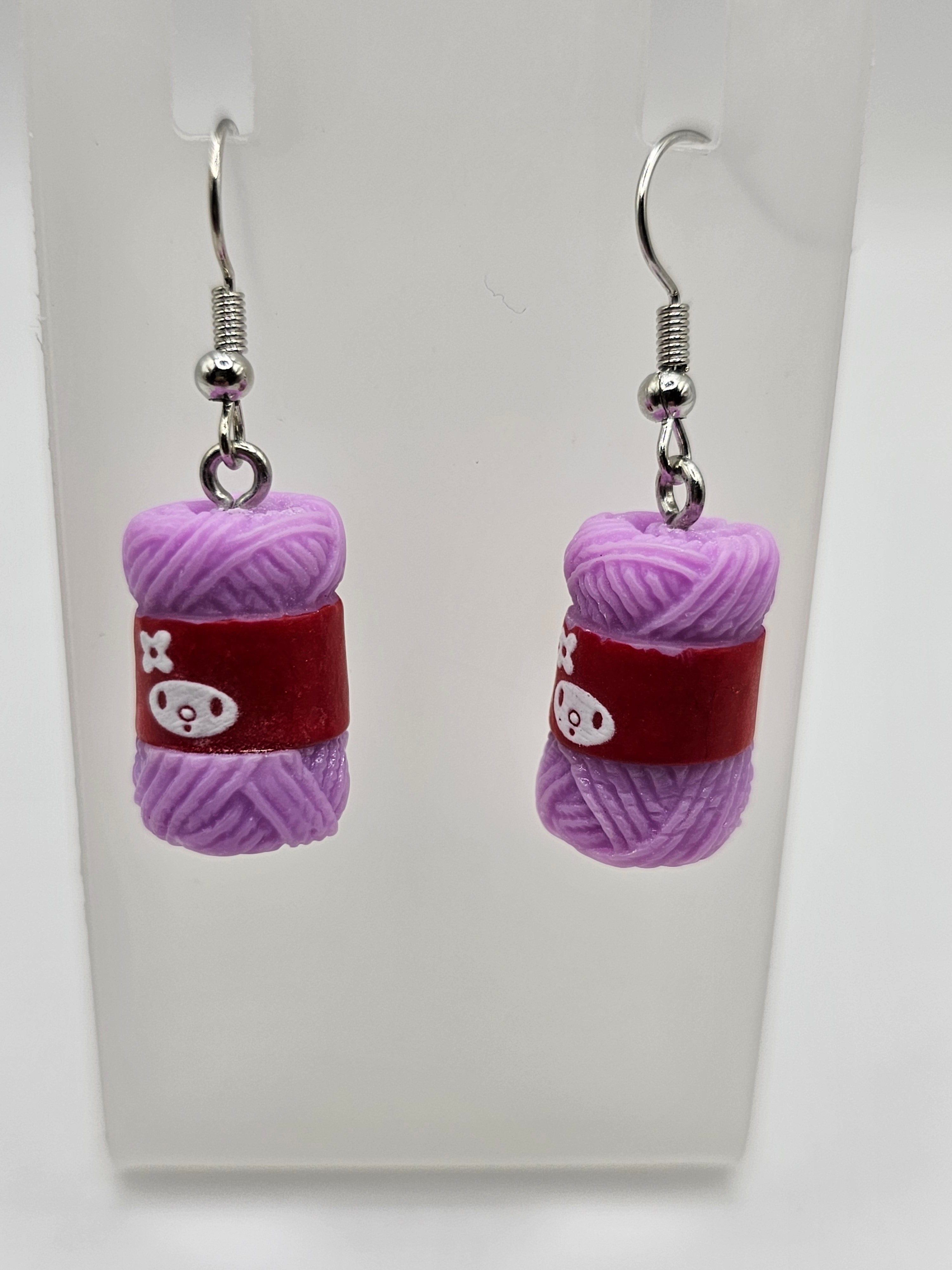 Yarn Earrings