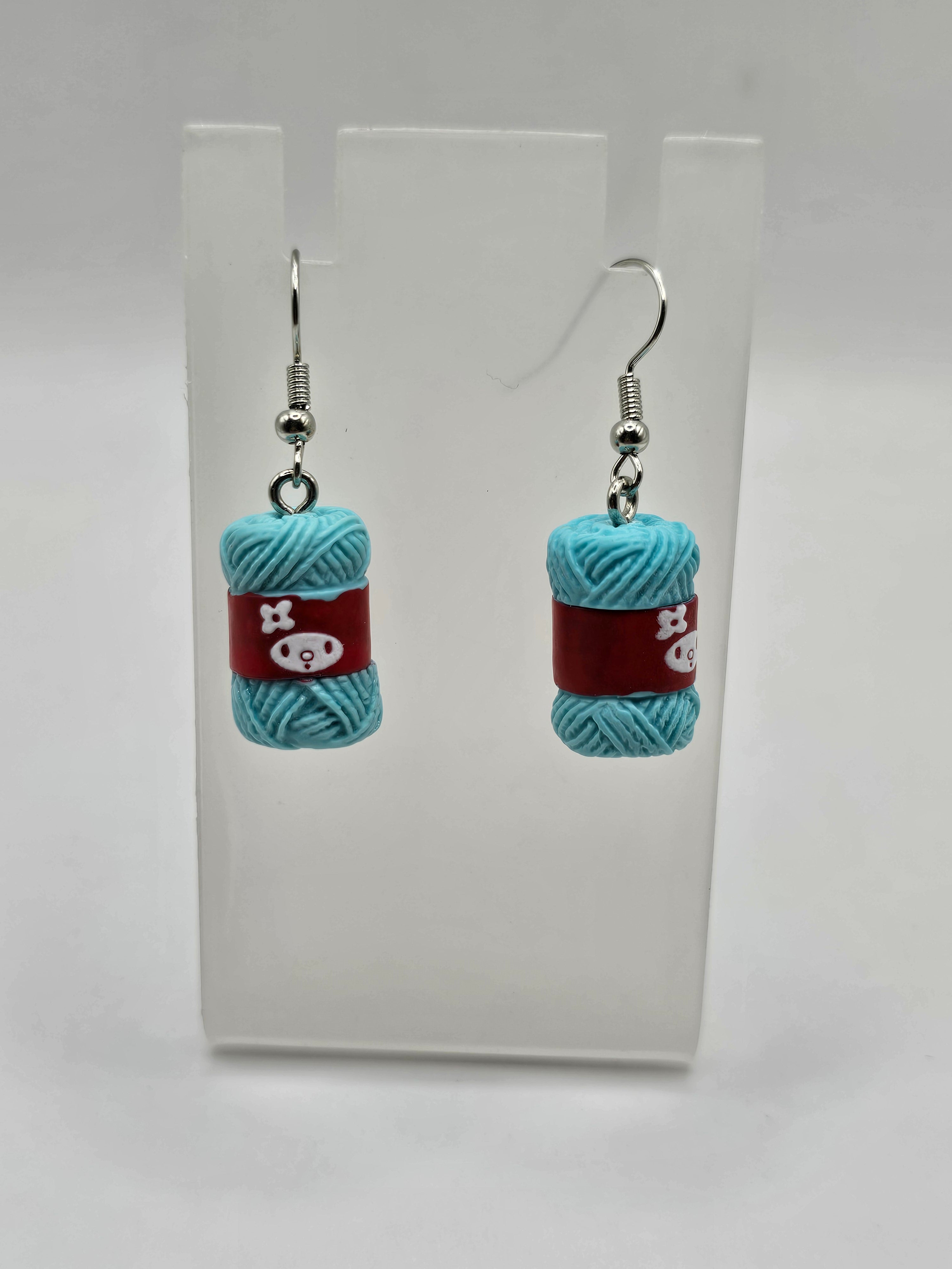 Yarn Earrings