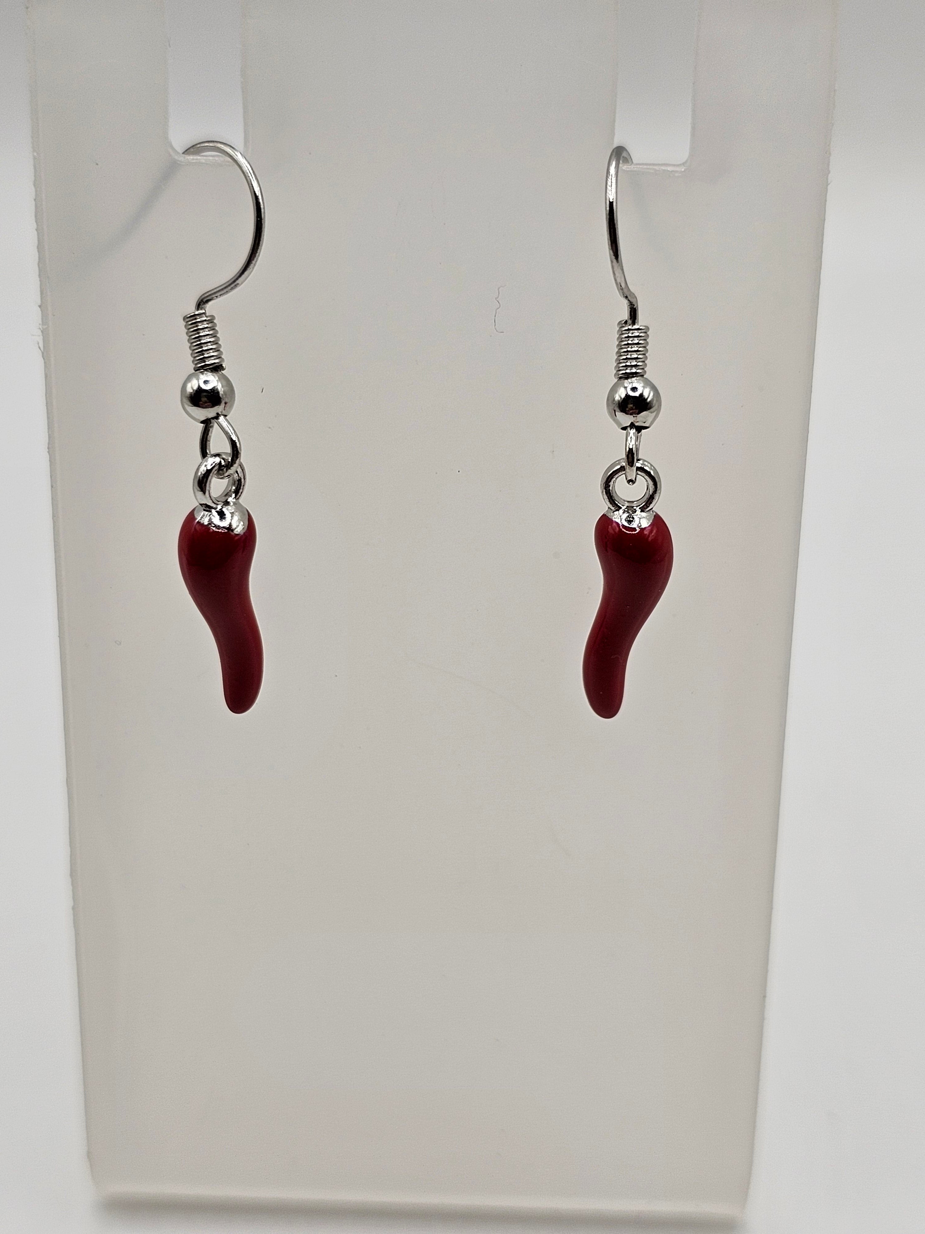 Red Hot Pepper Earrings