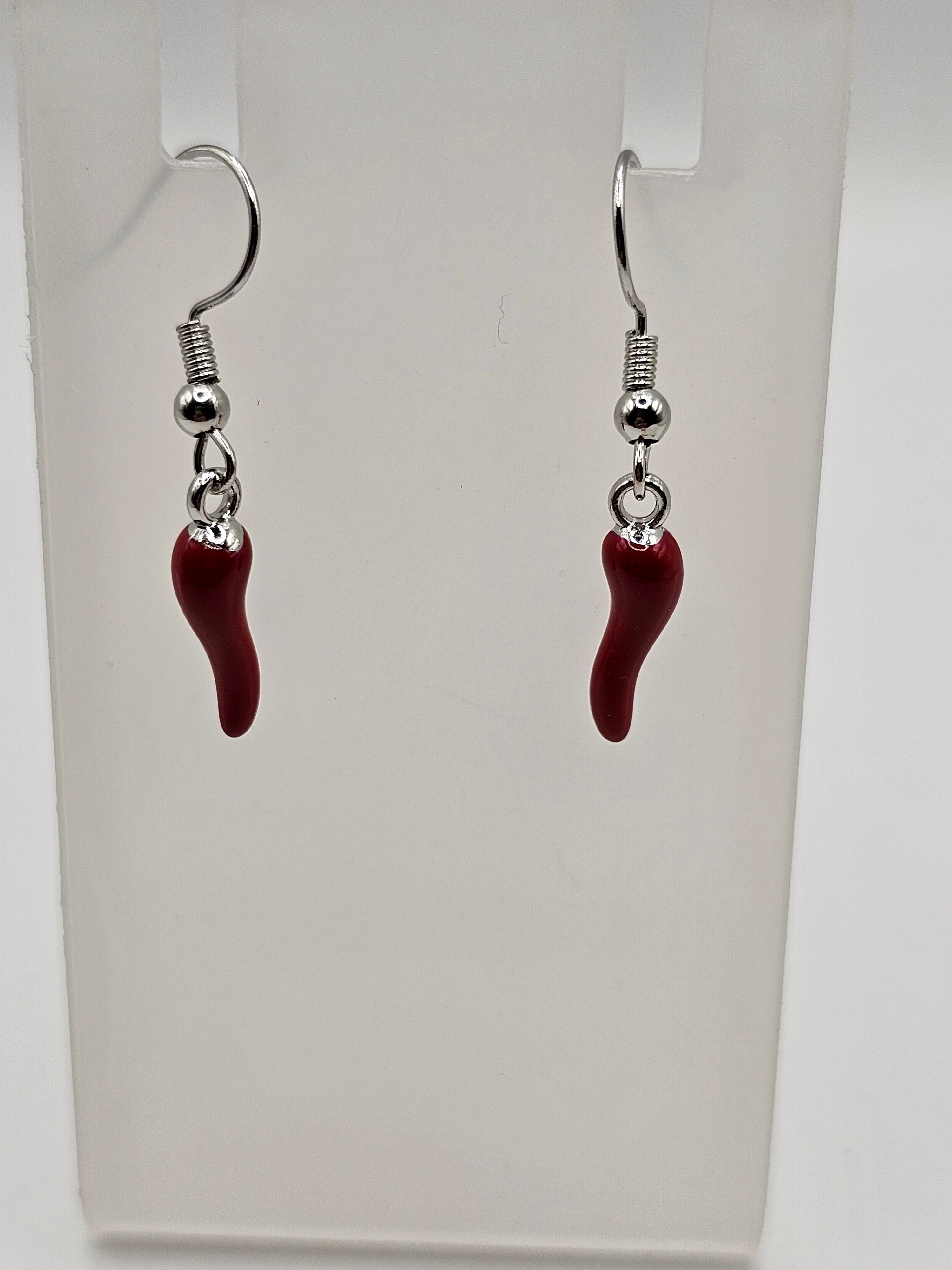 Red Hot Pepper Earrings