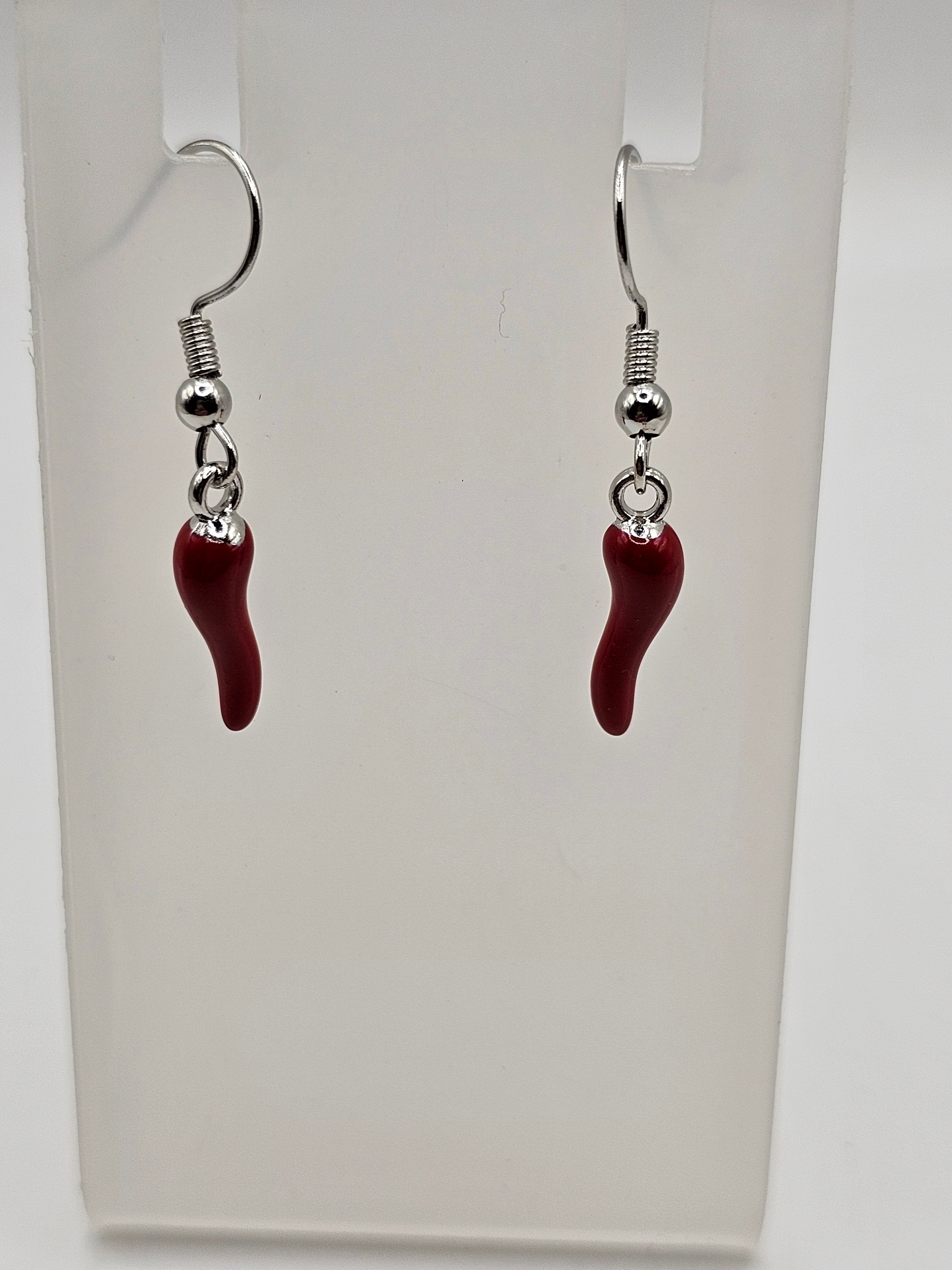 Red Hot Pepper Earrings