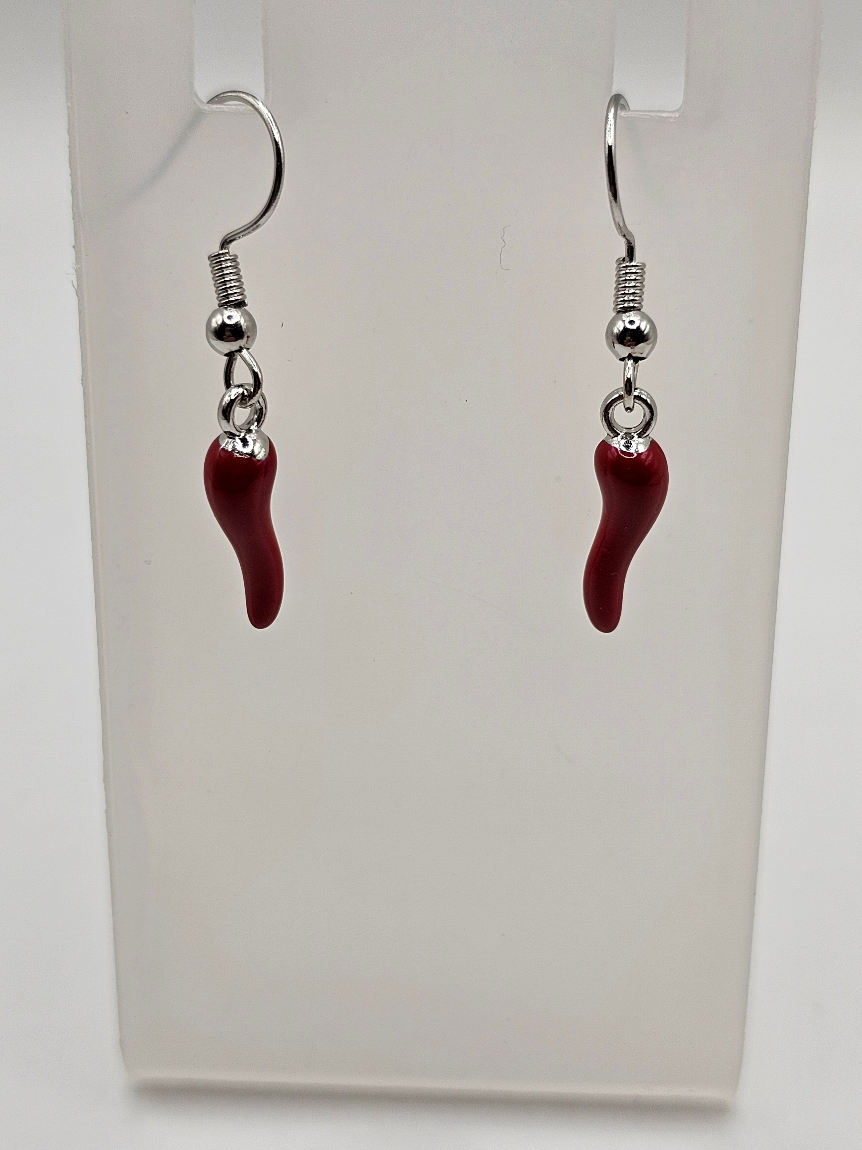 Red Hot Pepper Earrings