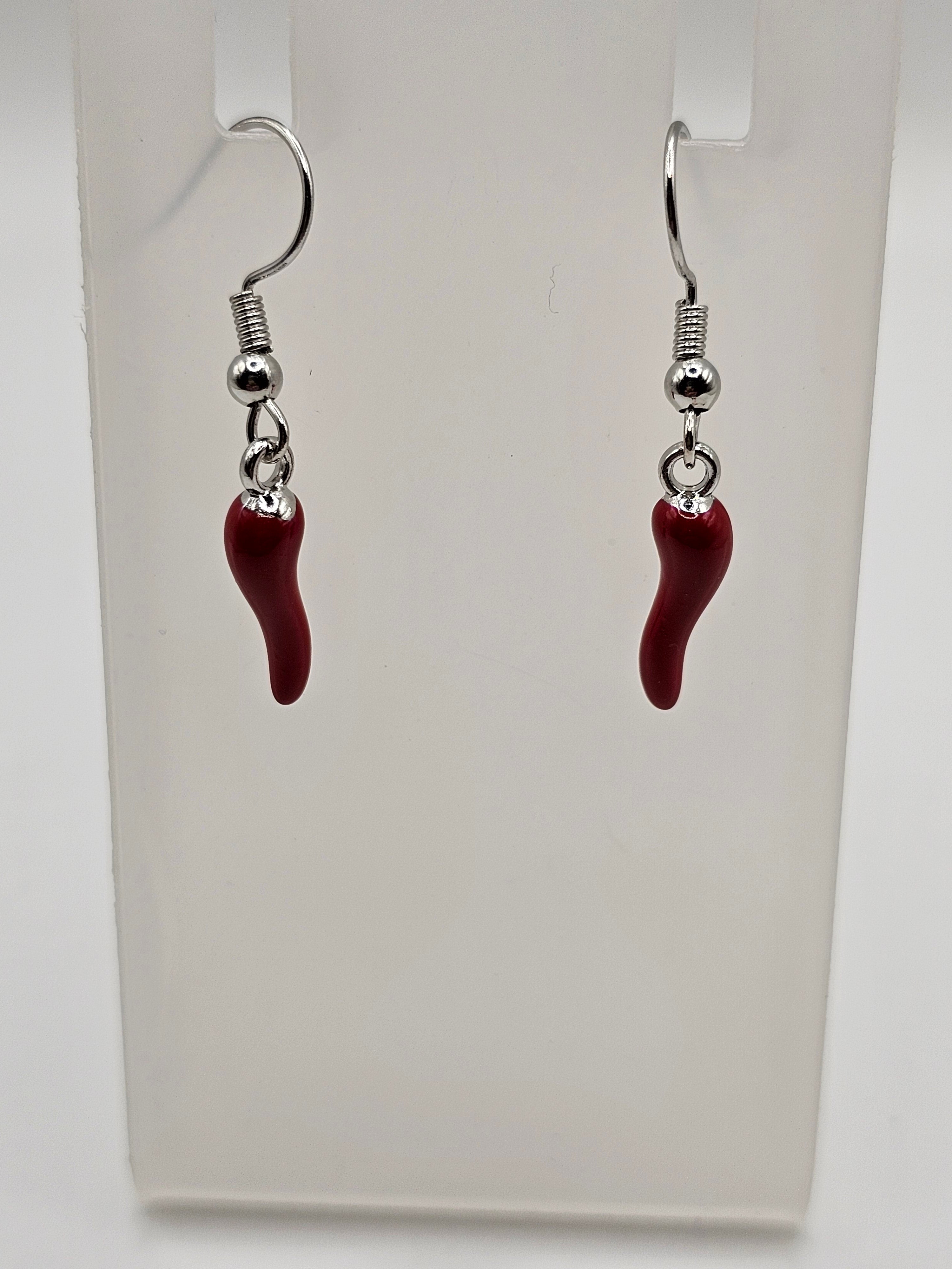 Red Hot Pepper Earrings