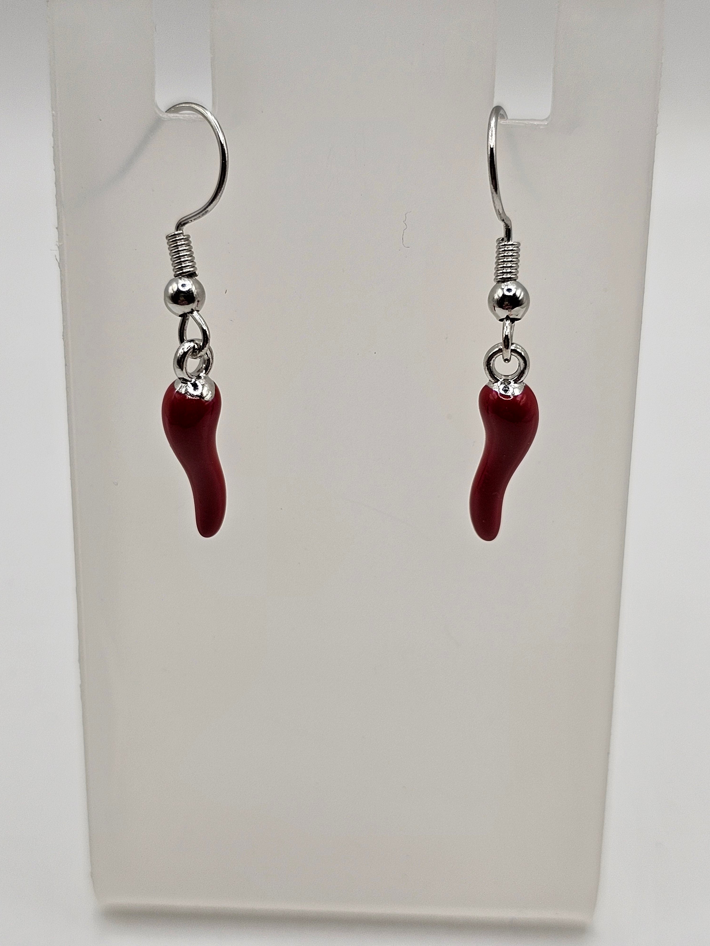 Red Hot Pepper Earrings