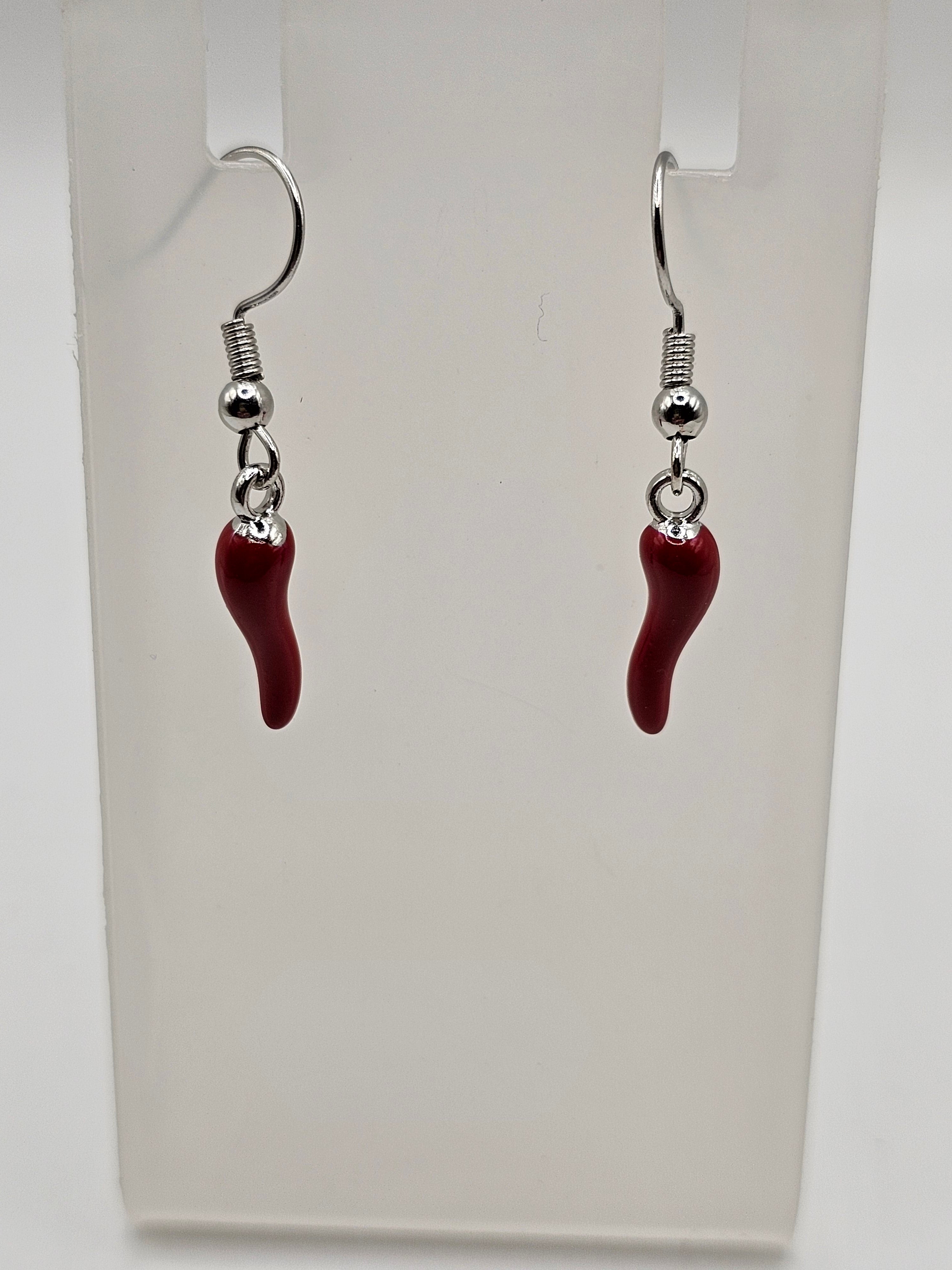 Red Hot Pepper Earrings