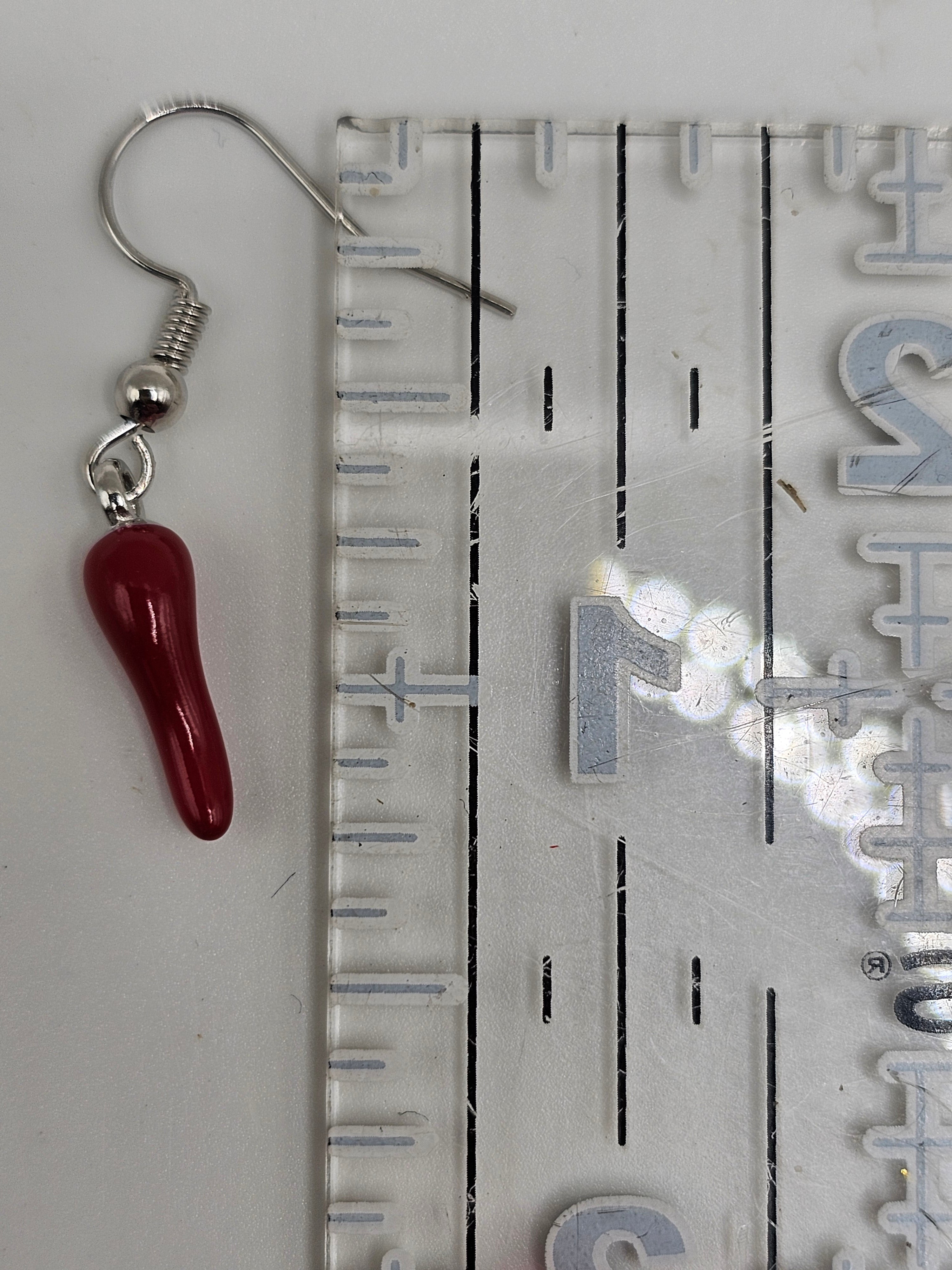 Red Hot Pepper Earrings