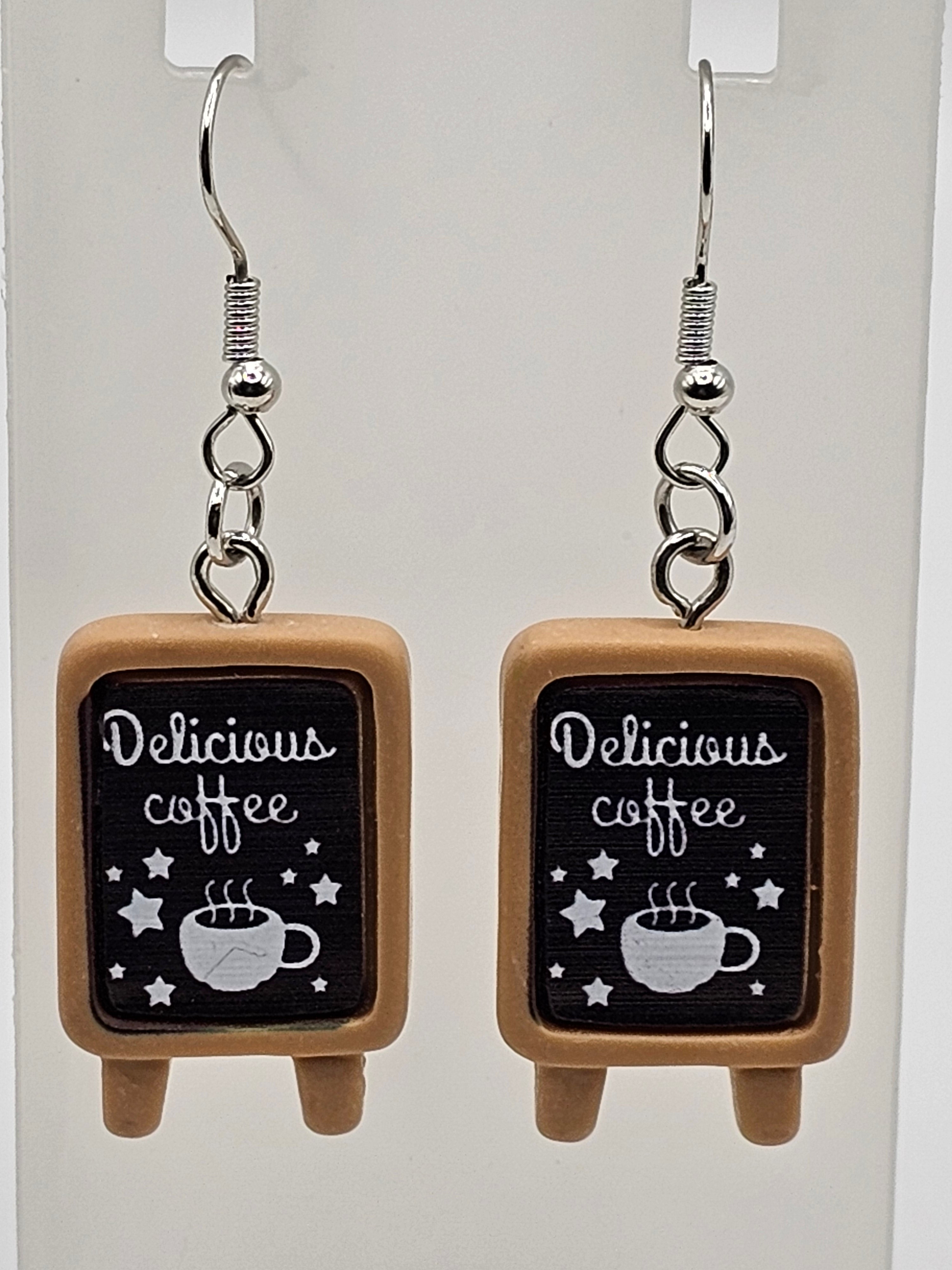 Coffee Board Earrings