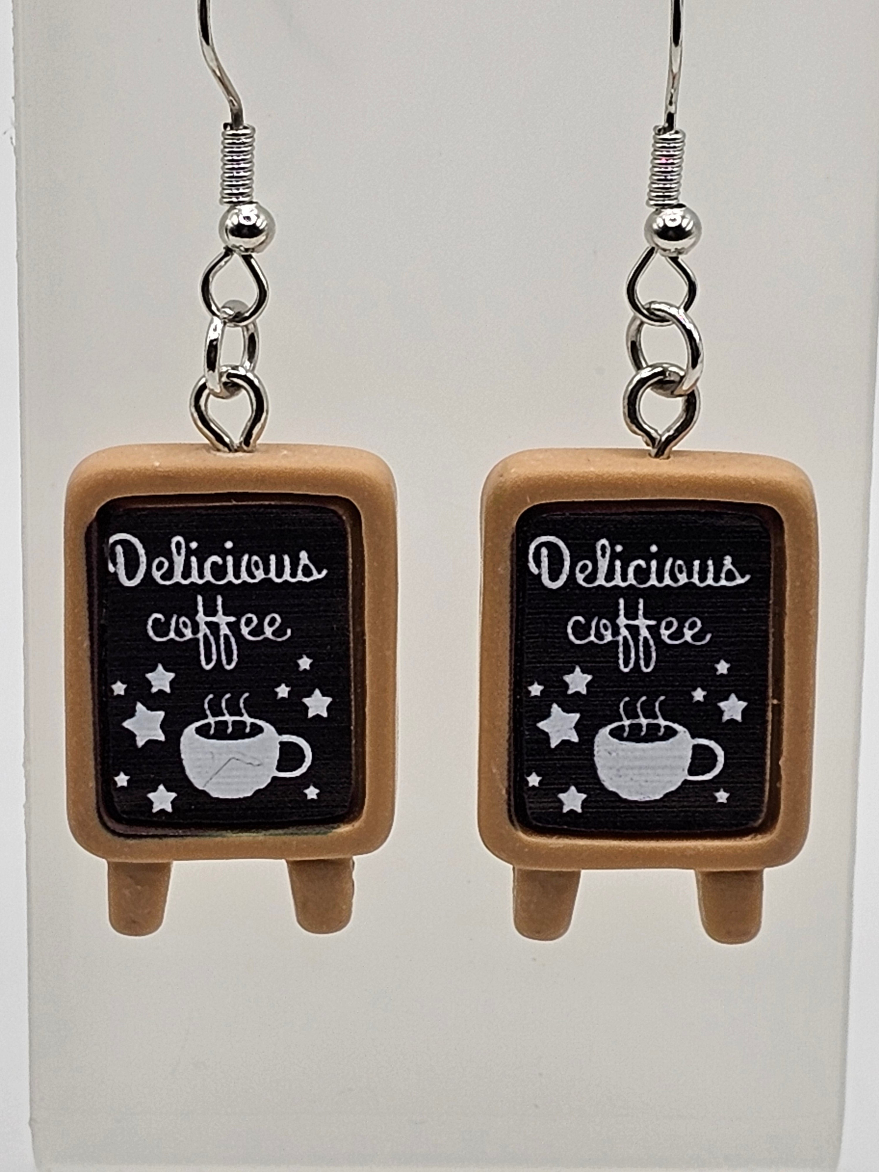 Coffee Board Earrings