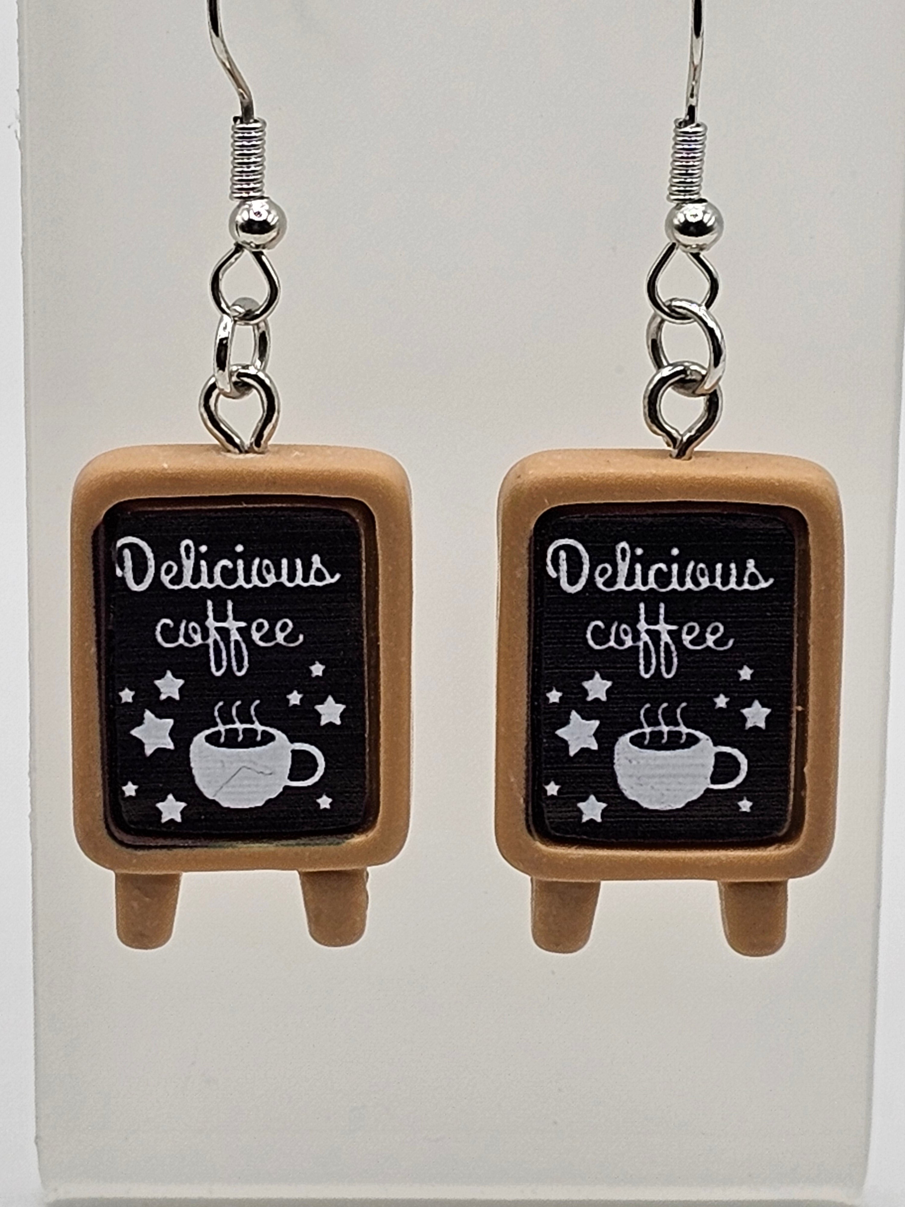 Coffee Board Earrings