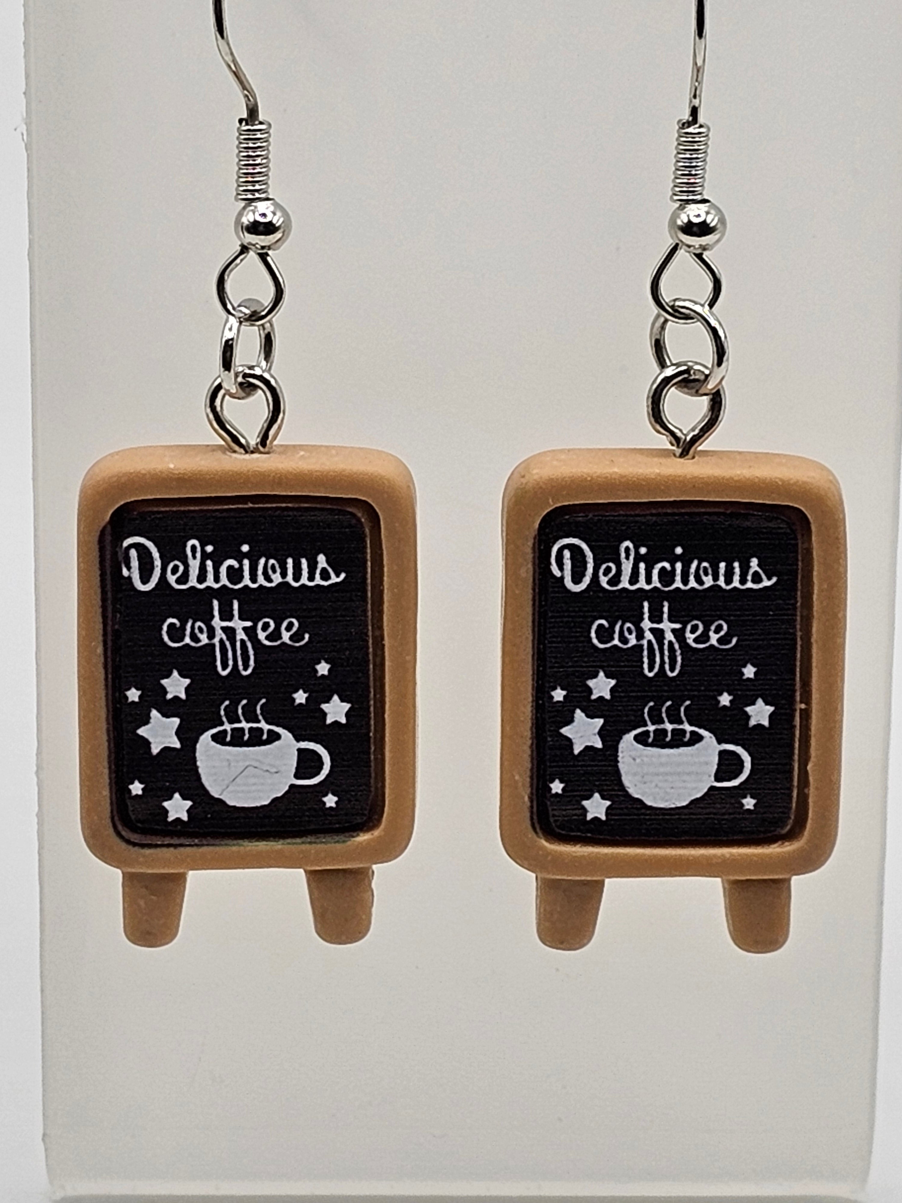 Coffee Board Earrings