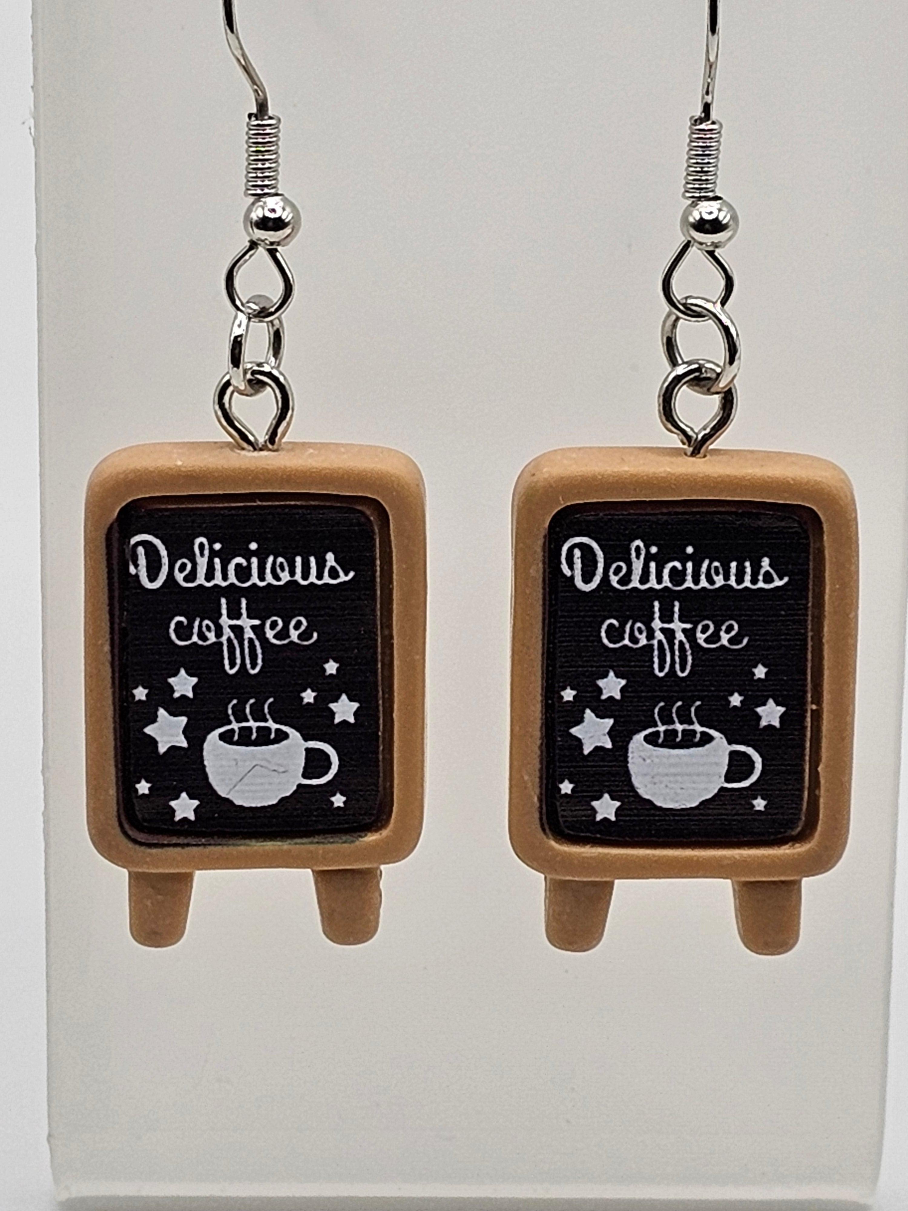 Coffee Board Earrings